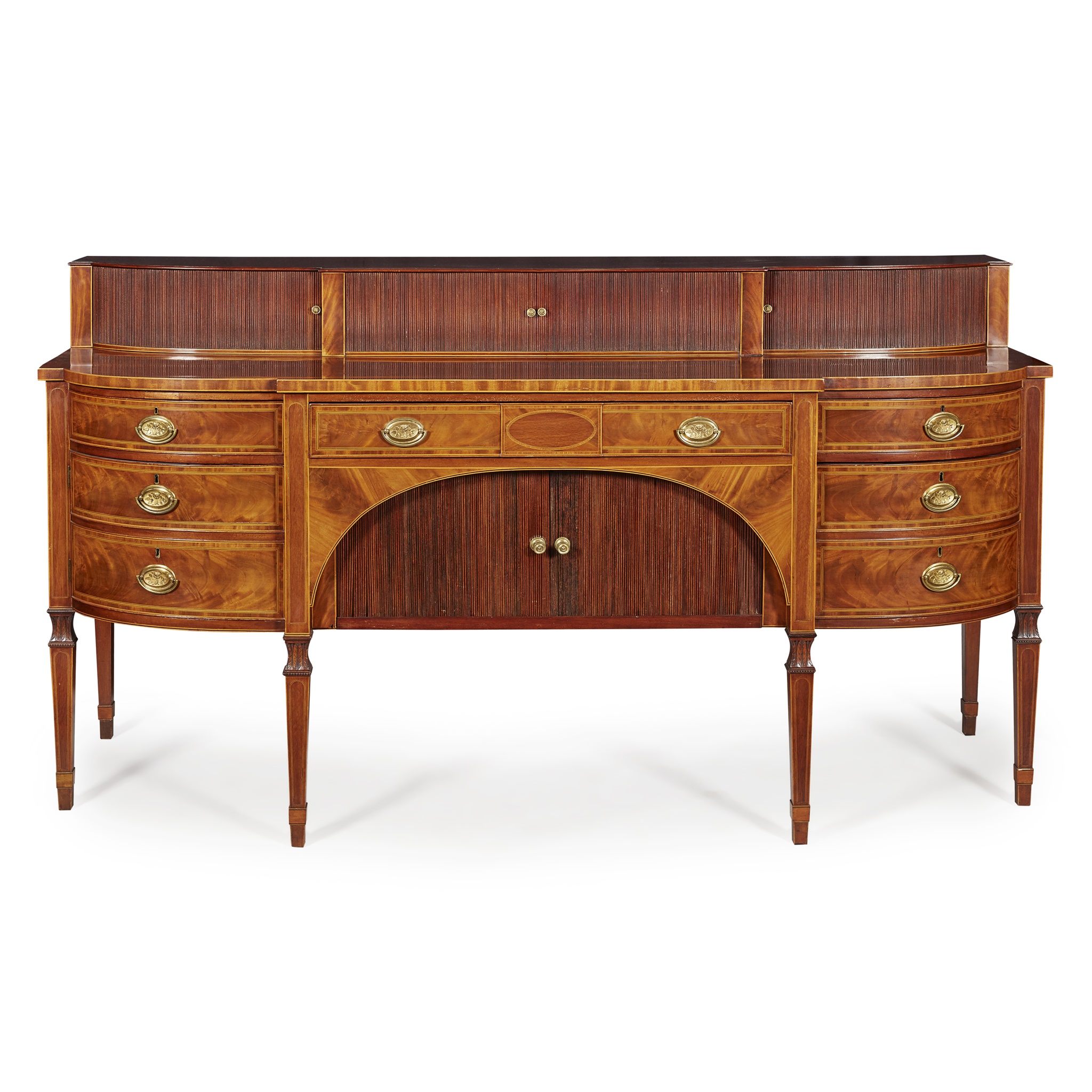 LATE GEORGE III MAHOGANY SIDEBOARD