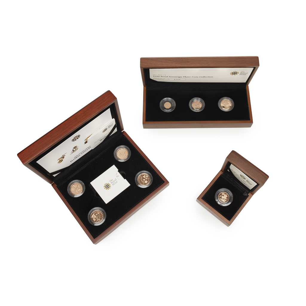 U.K. - Various gold proof and other coins and sets