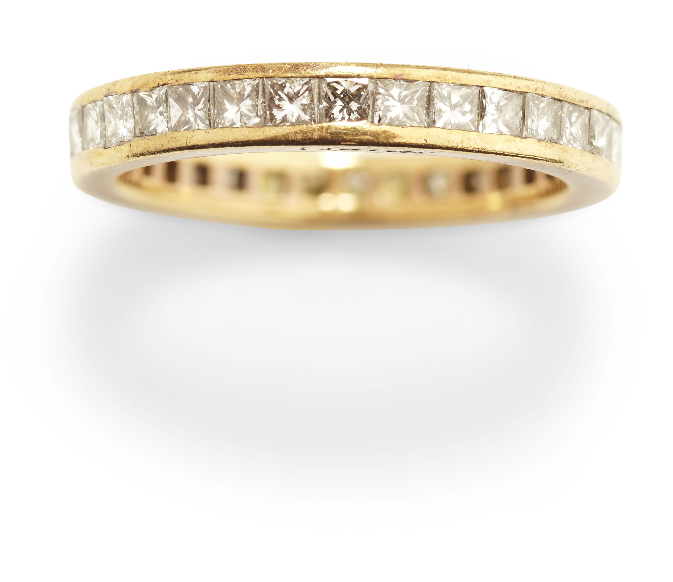 CARTIER - a diamond full-eternity ring