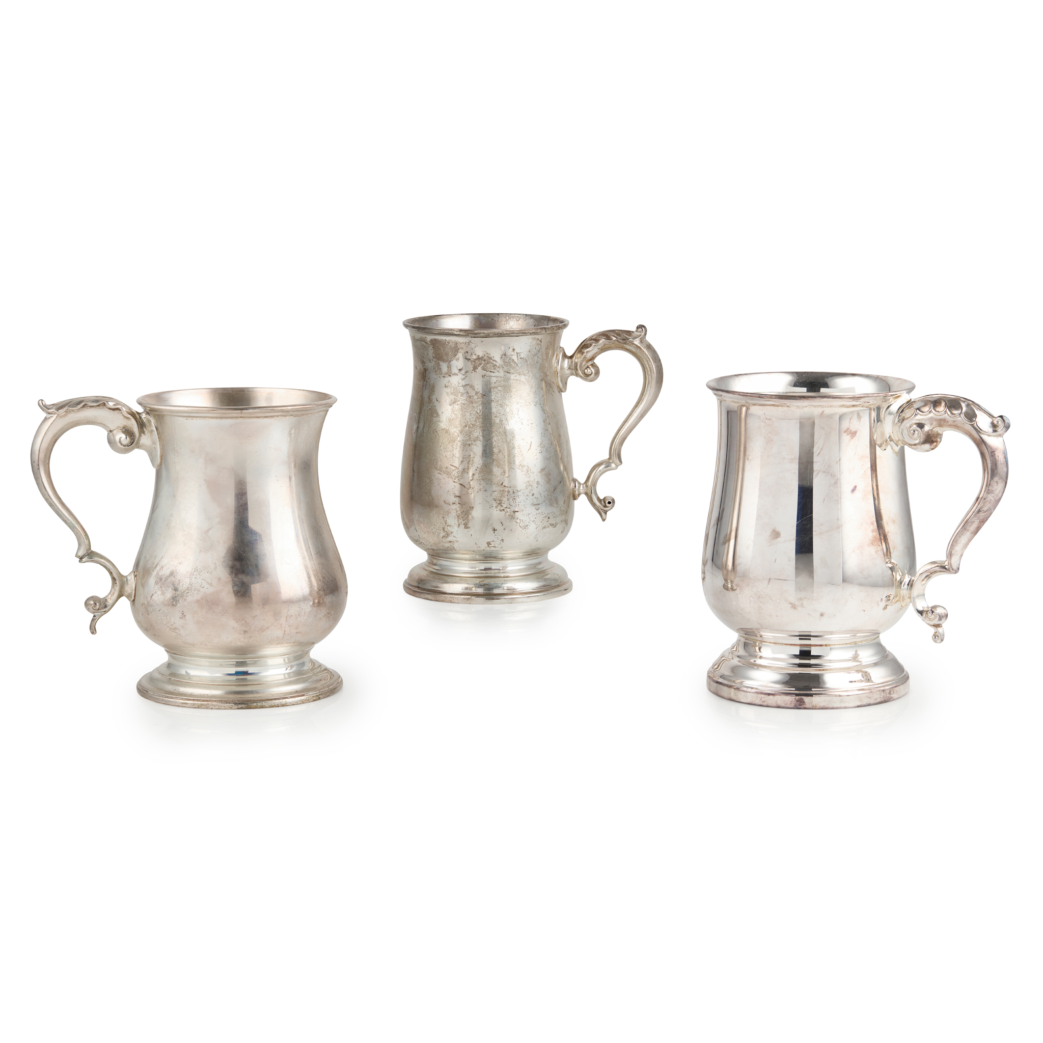 A COLLECTION OF THREE MUGS