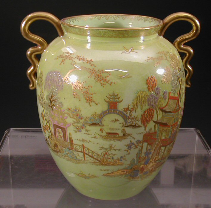 A Carlton Ware shouldered ovoid vase,