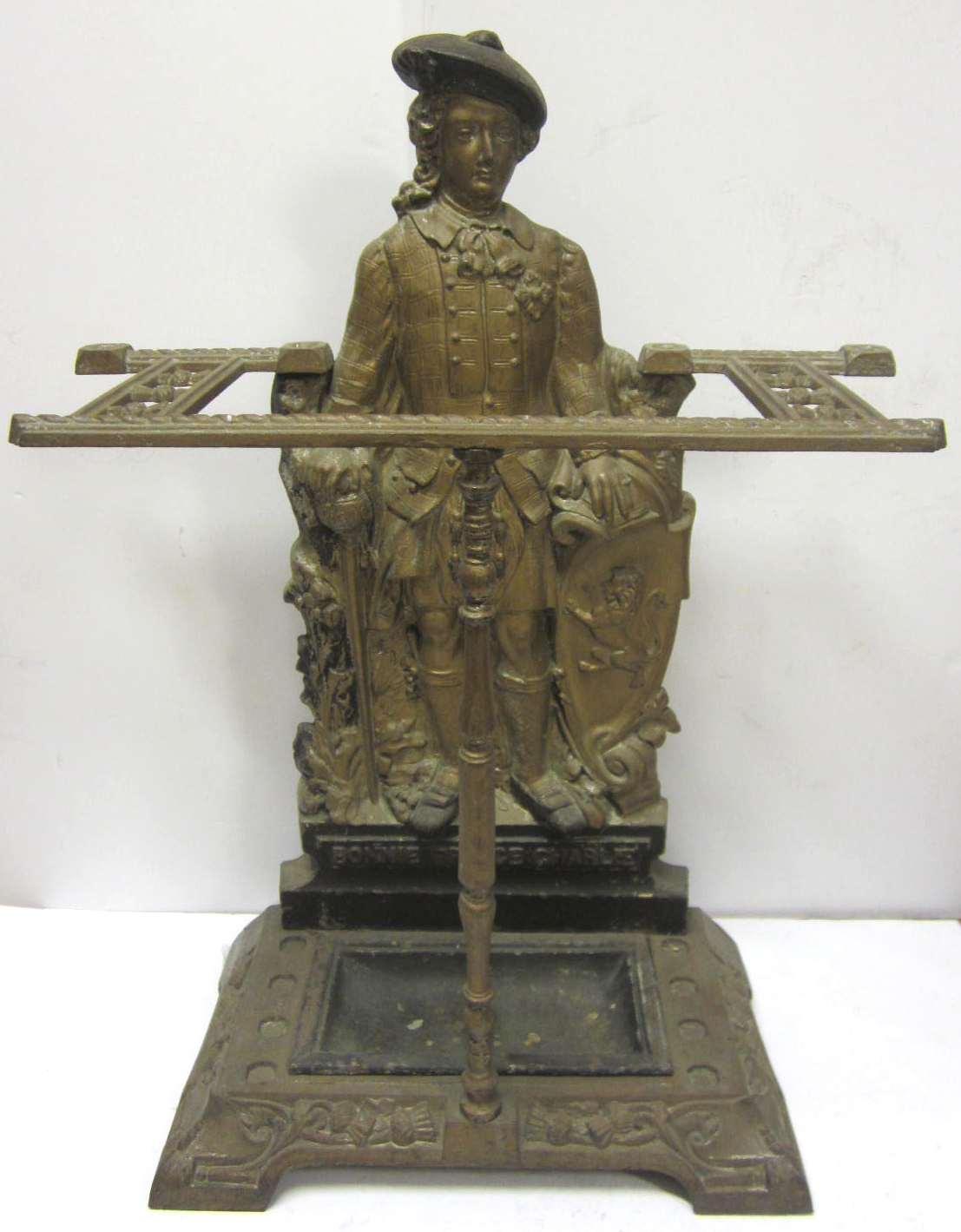 A cast iron stick stand