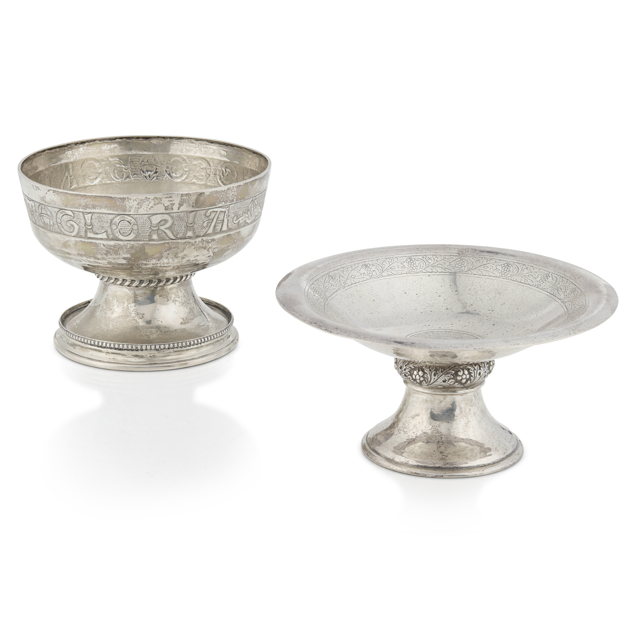 AN EDWARDIAN REPRODUCTION BOWL - AFTER THE WYMESWOLD CHALICE