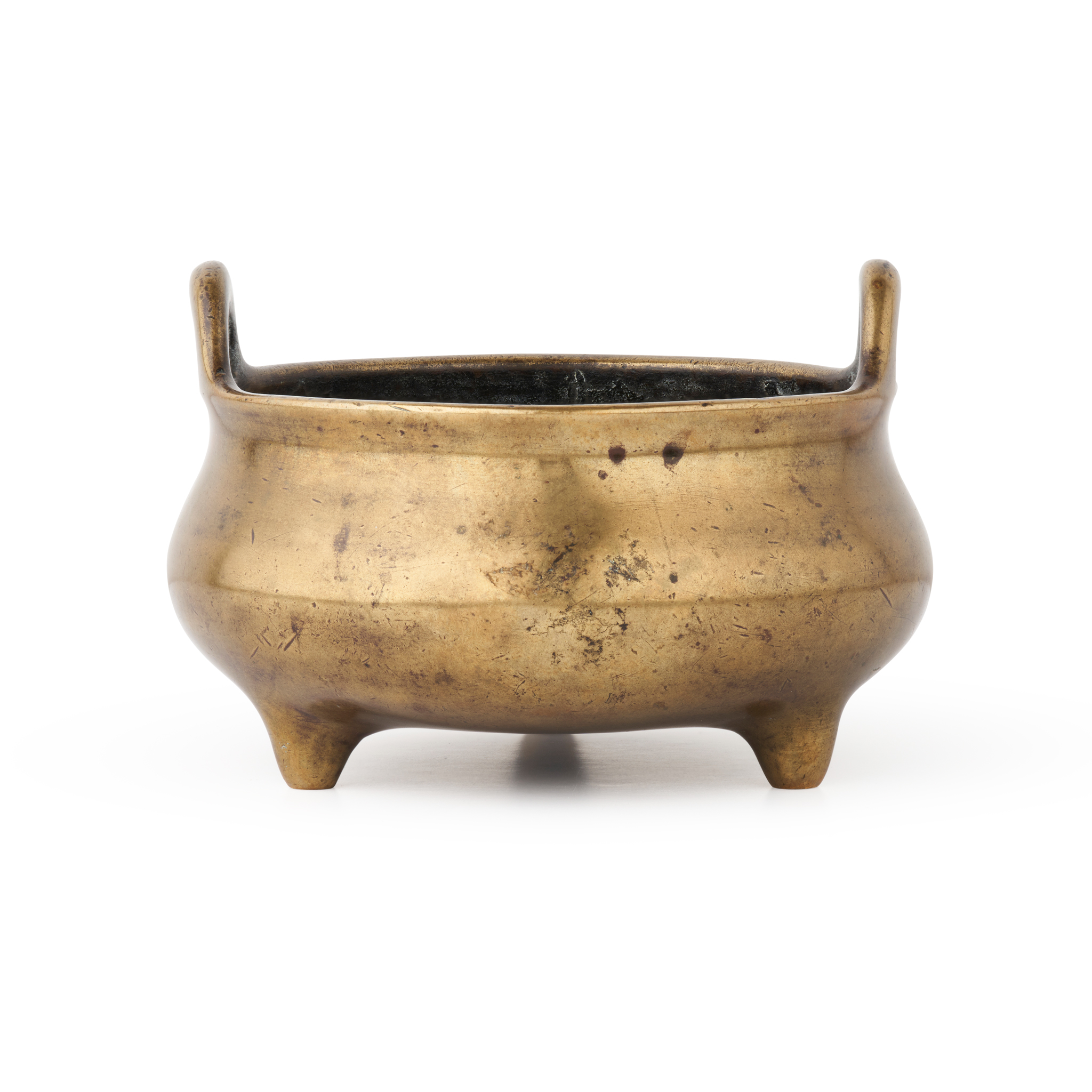 BRONZE TRIPOD HANDLED CENSER