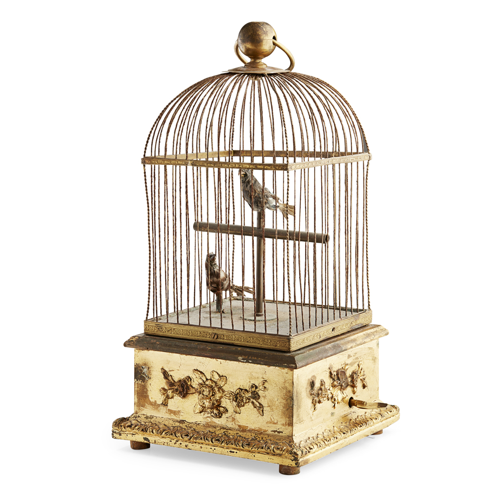FRENCH MUSICAL SINGING BIRDS AUTOMATON