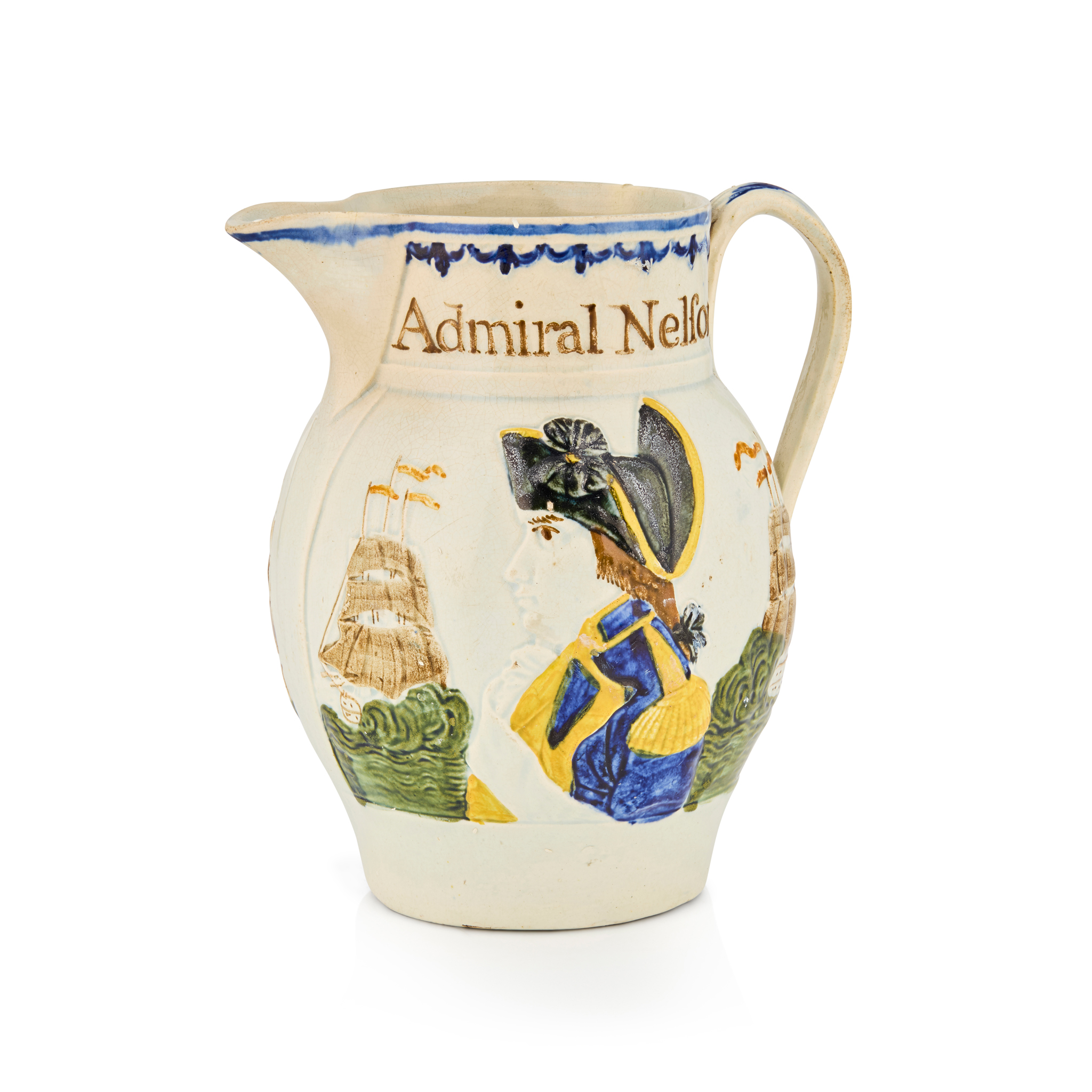 PRATTWARE ADMIRAL NELSON COMMEMORATIVE JUG