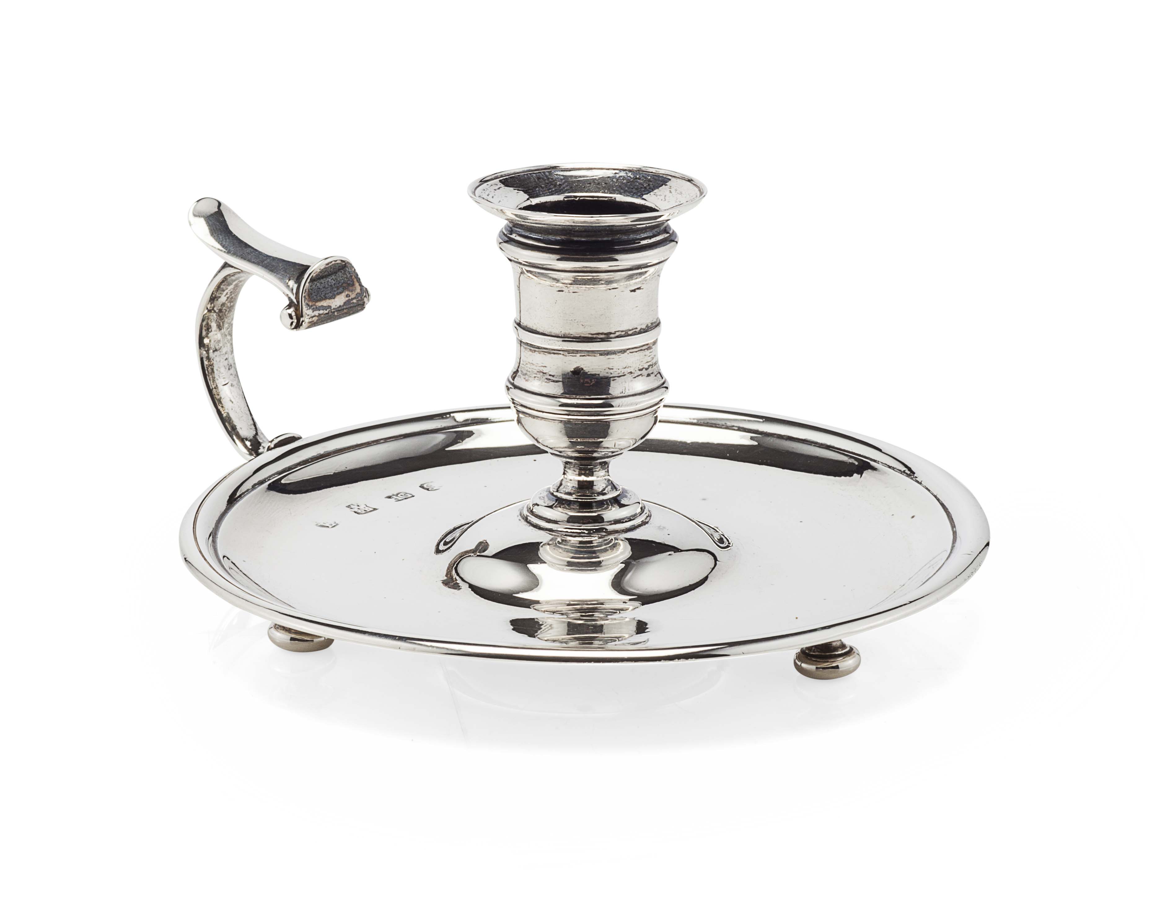 A mid 18th century chamber stick