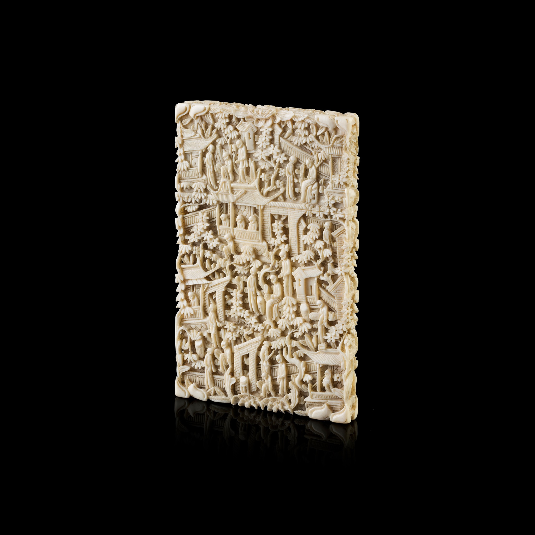 CANTON IVORY CARD CASE