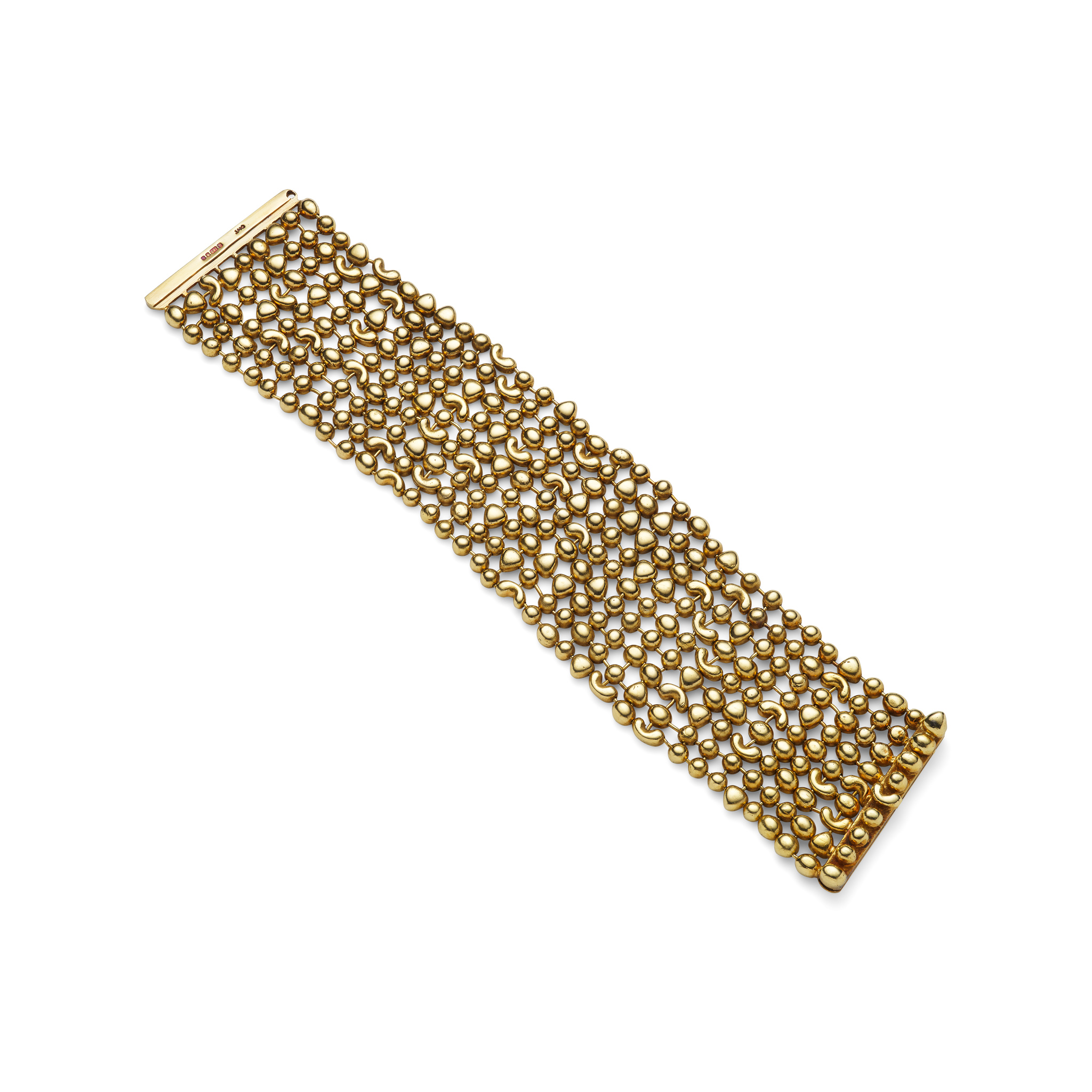 Charles de Temple: A gold bracelet, 1989