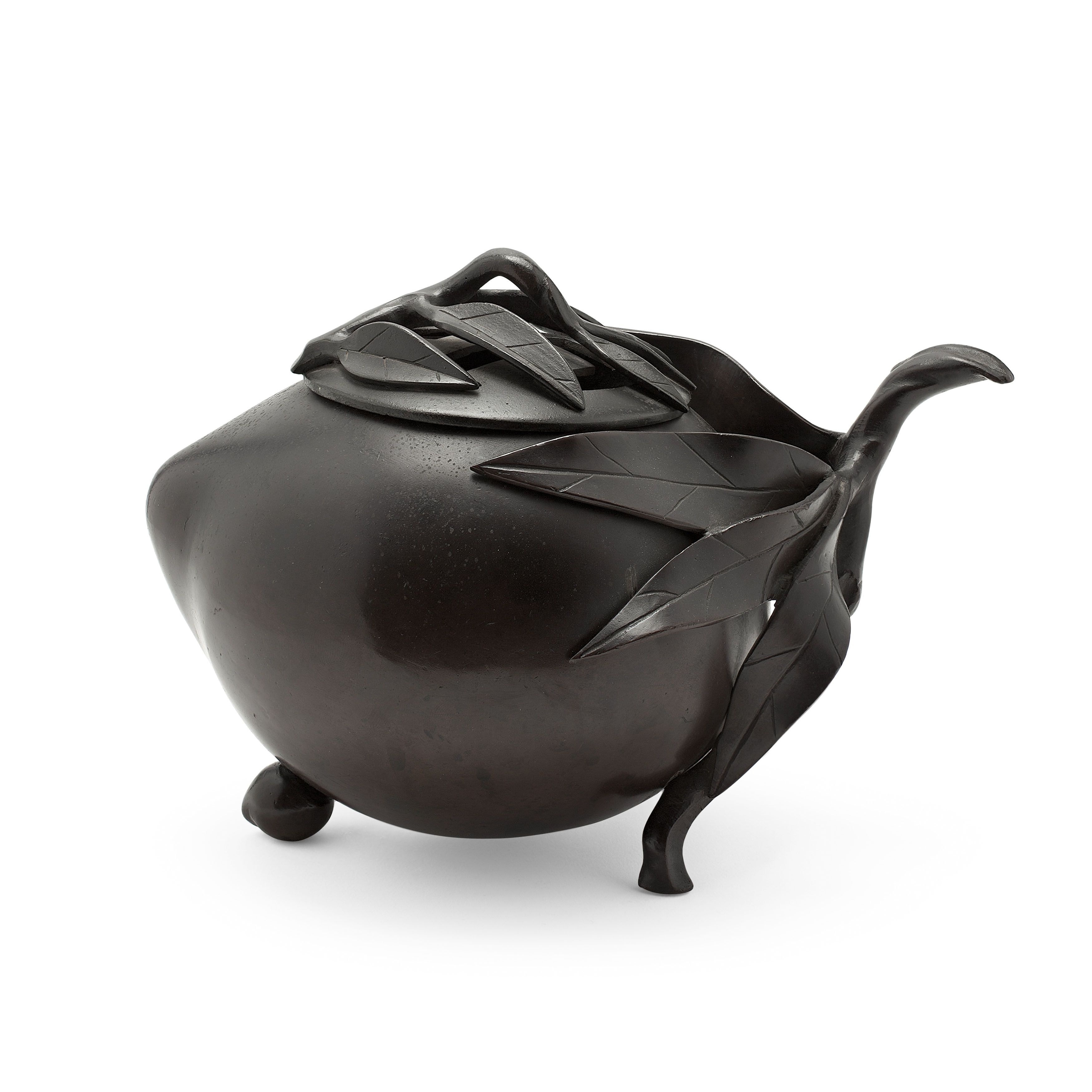 CHINESE BRONZE CENSER AND COVER