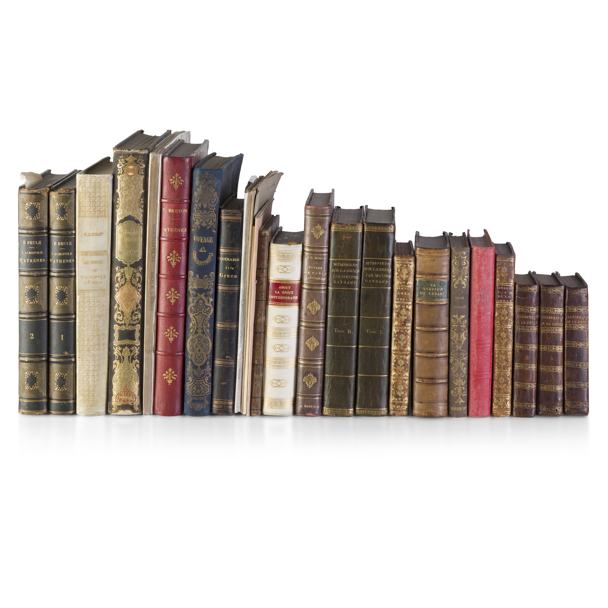 French works on Greece, mainly 19th century