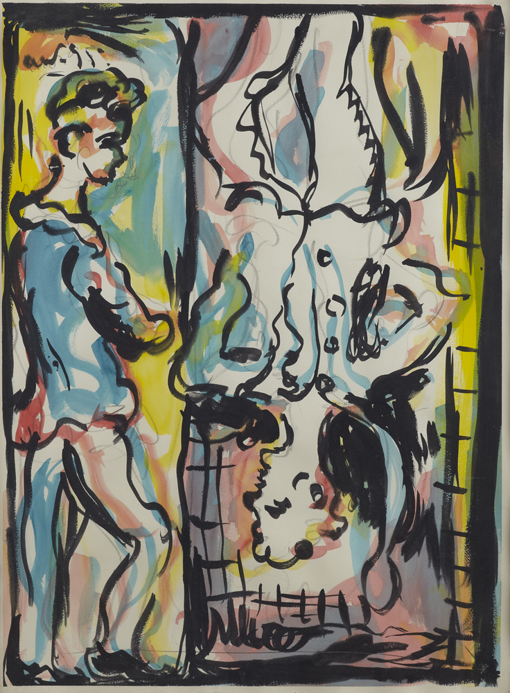 ADRIAN WISZNIEWSKI R.S.A (SCOTTISH B.1958)