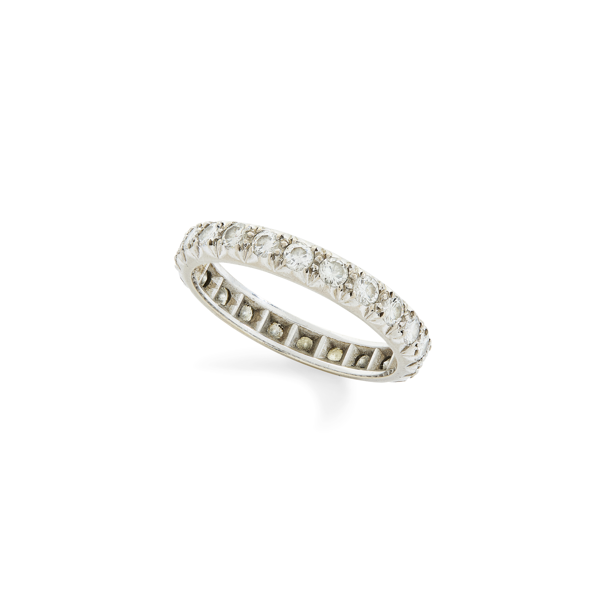 A diamond eternity ring