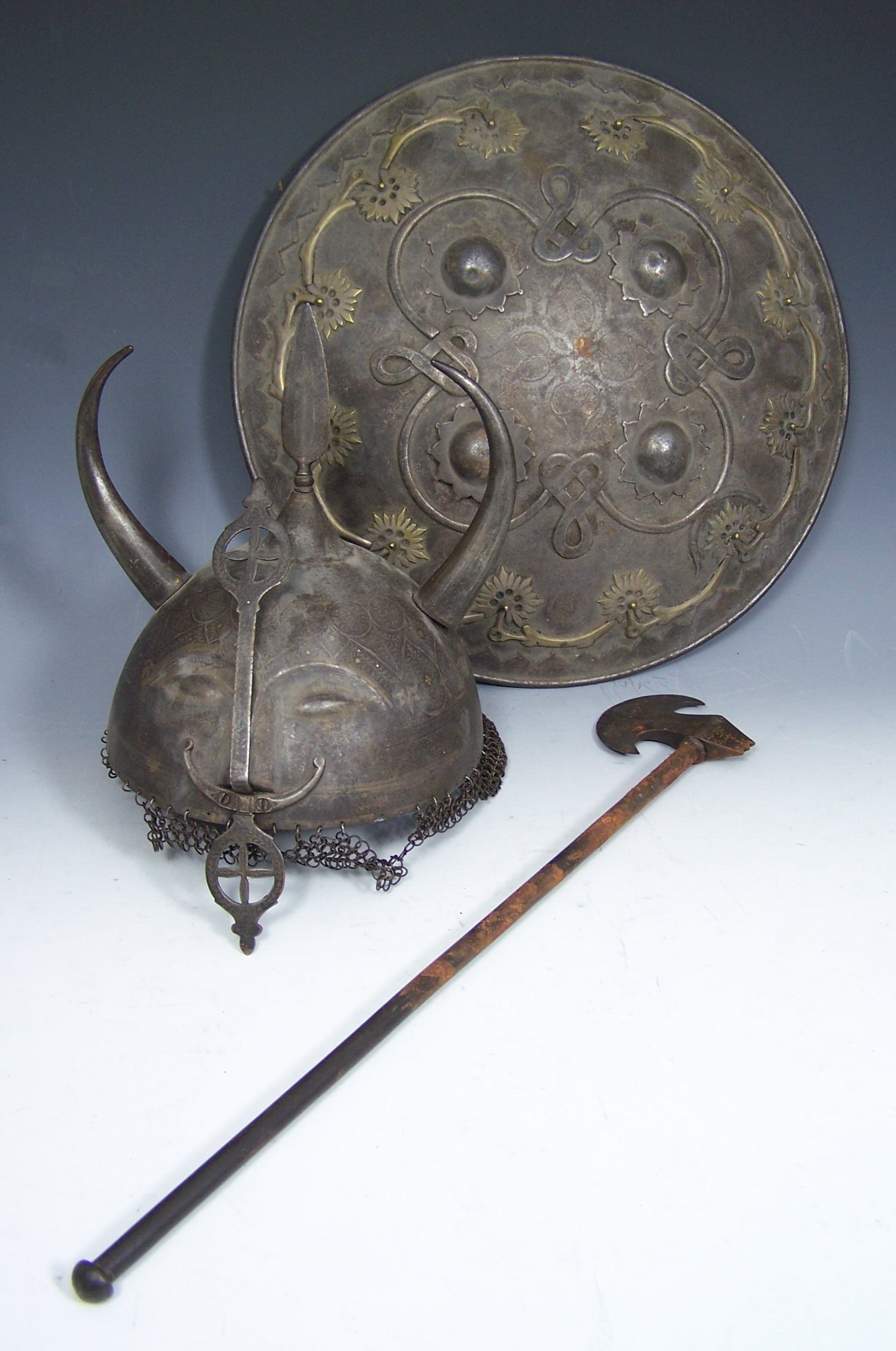 An Indian helmet