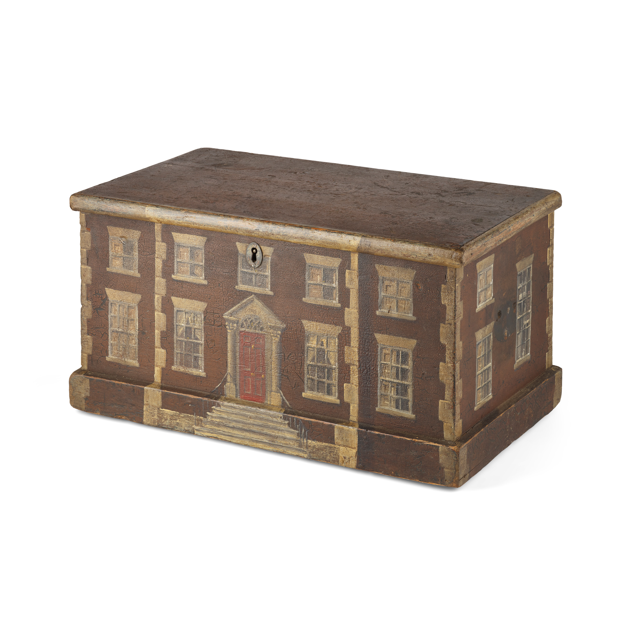 PAINTED PINE 'COUNTRY HOUSE' CHEST