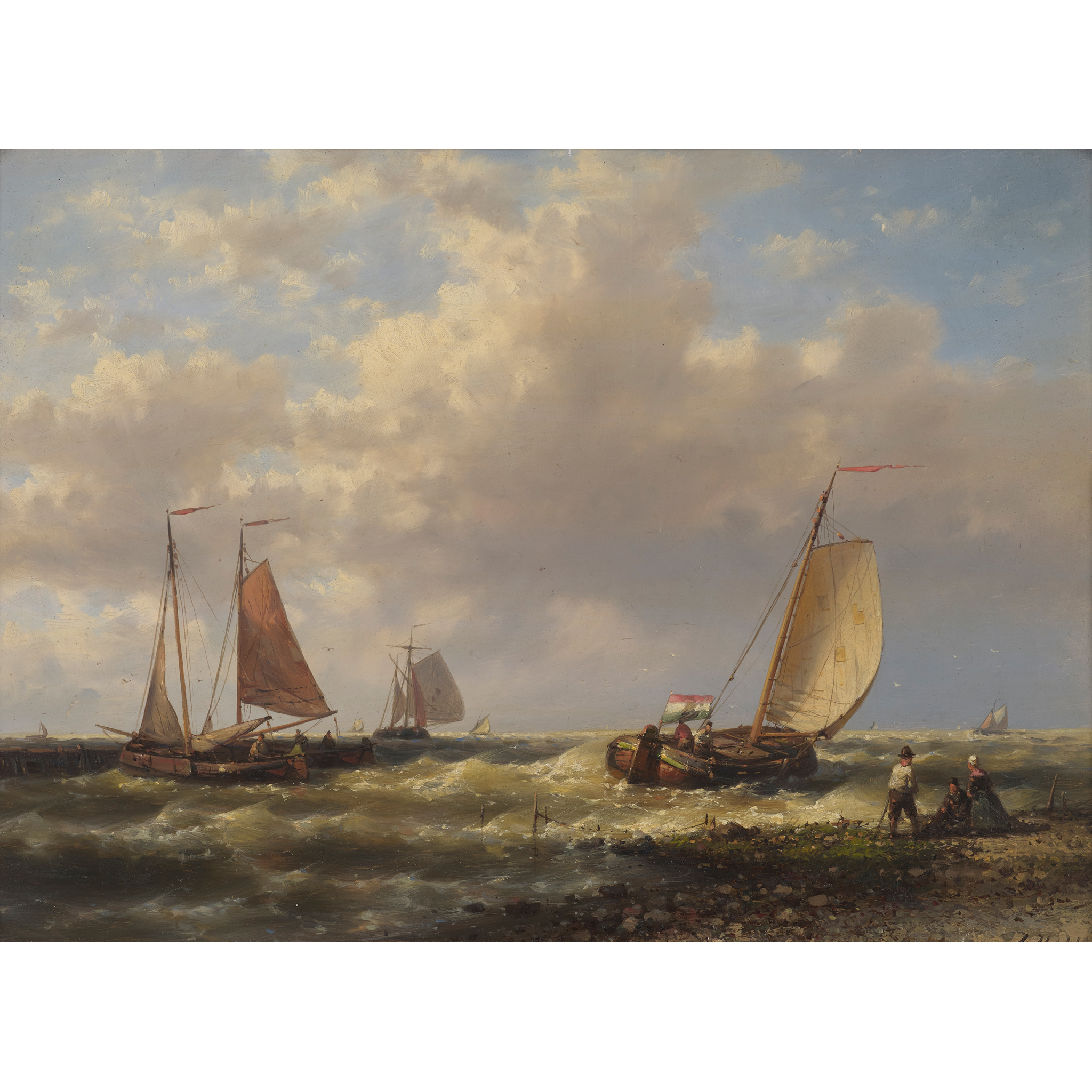 ABRAHAM HULK THE ELDER (DUTCH 1813-1897)