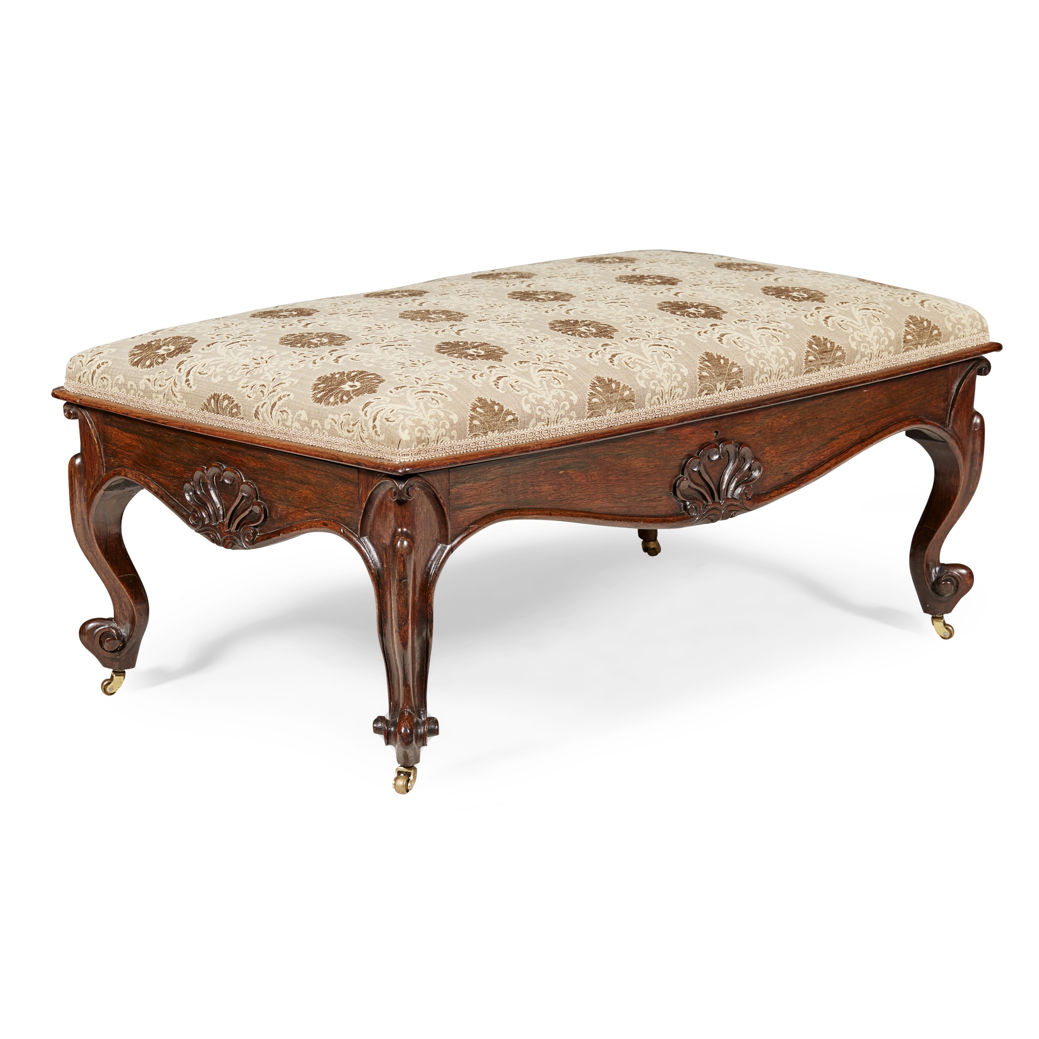 EARLY VICTORIAN ROSEWOOD CENTRE STOOL