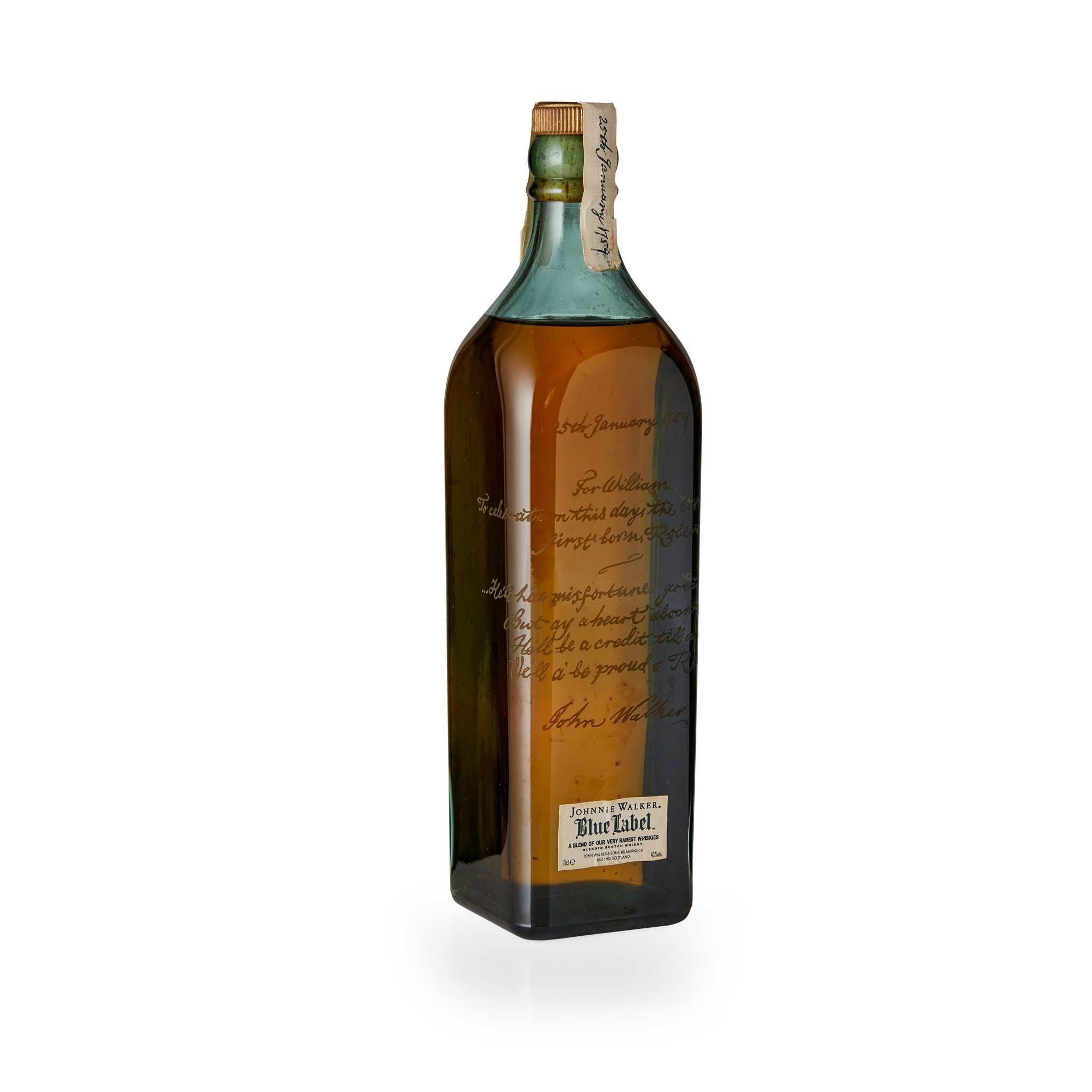 JOHNNIE WALKER BLUE LABEL - ROBERT BURNS