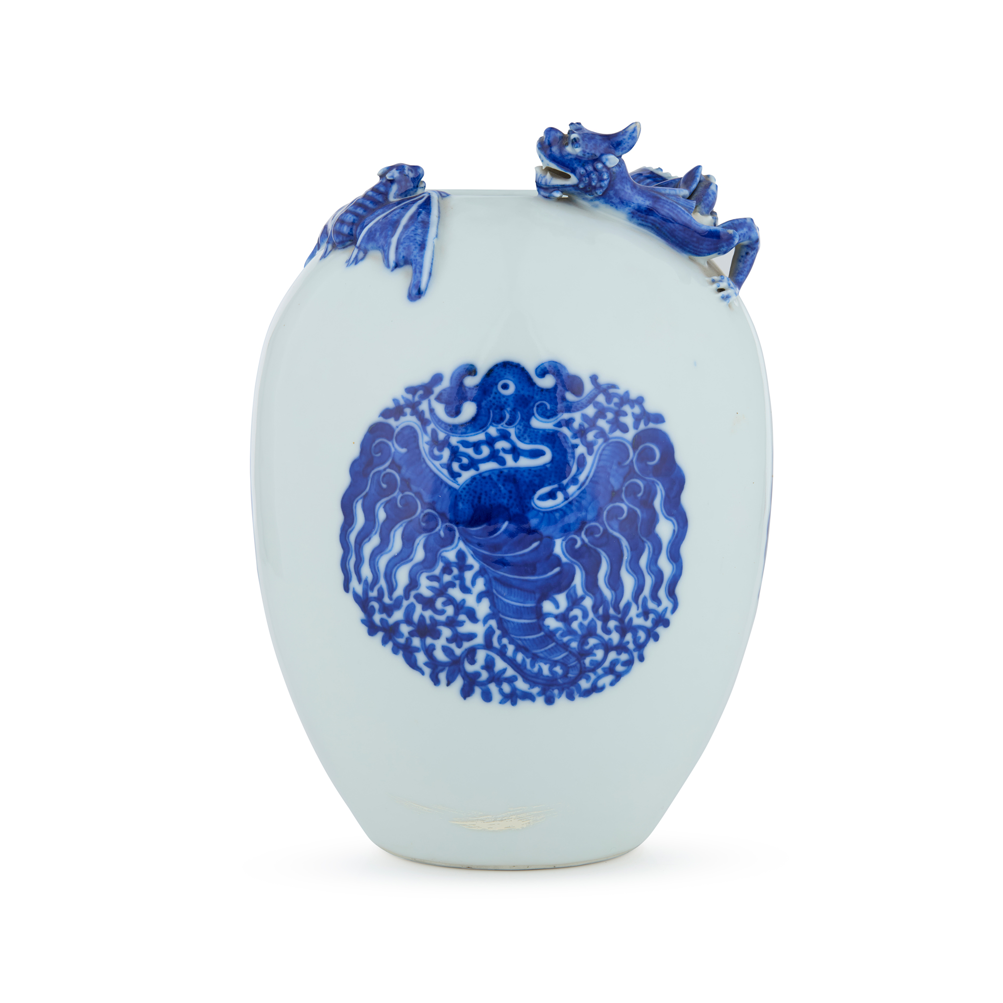 CHINESE BLUE AND WHITE 'PHOENIXES' JAR