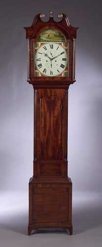 C. MERRILEES, EDINBURGH A George III mahogany 8-day longcase clock,
