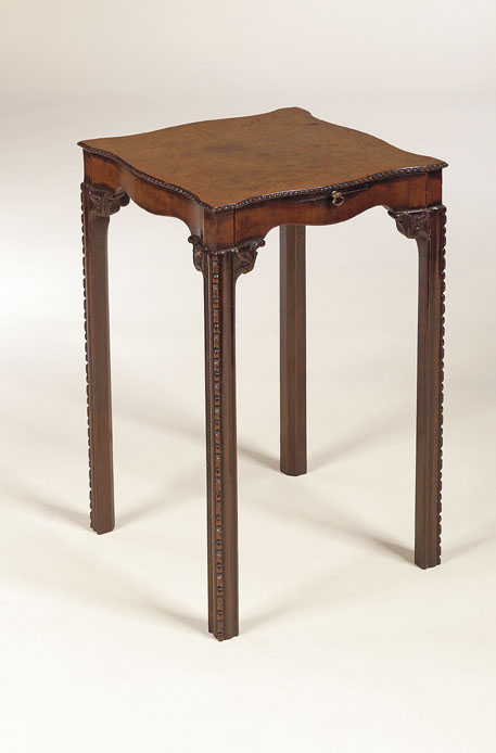 A George III mahogany kettle stand