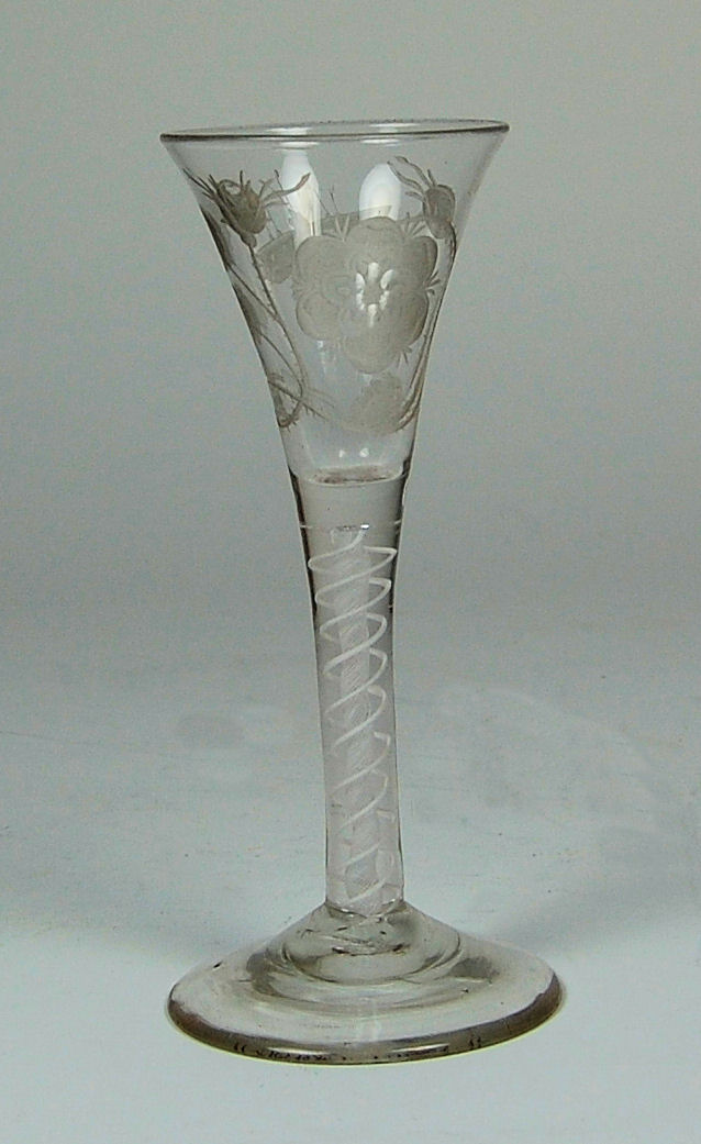 JACOBITE DRINKING GLASS