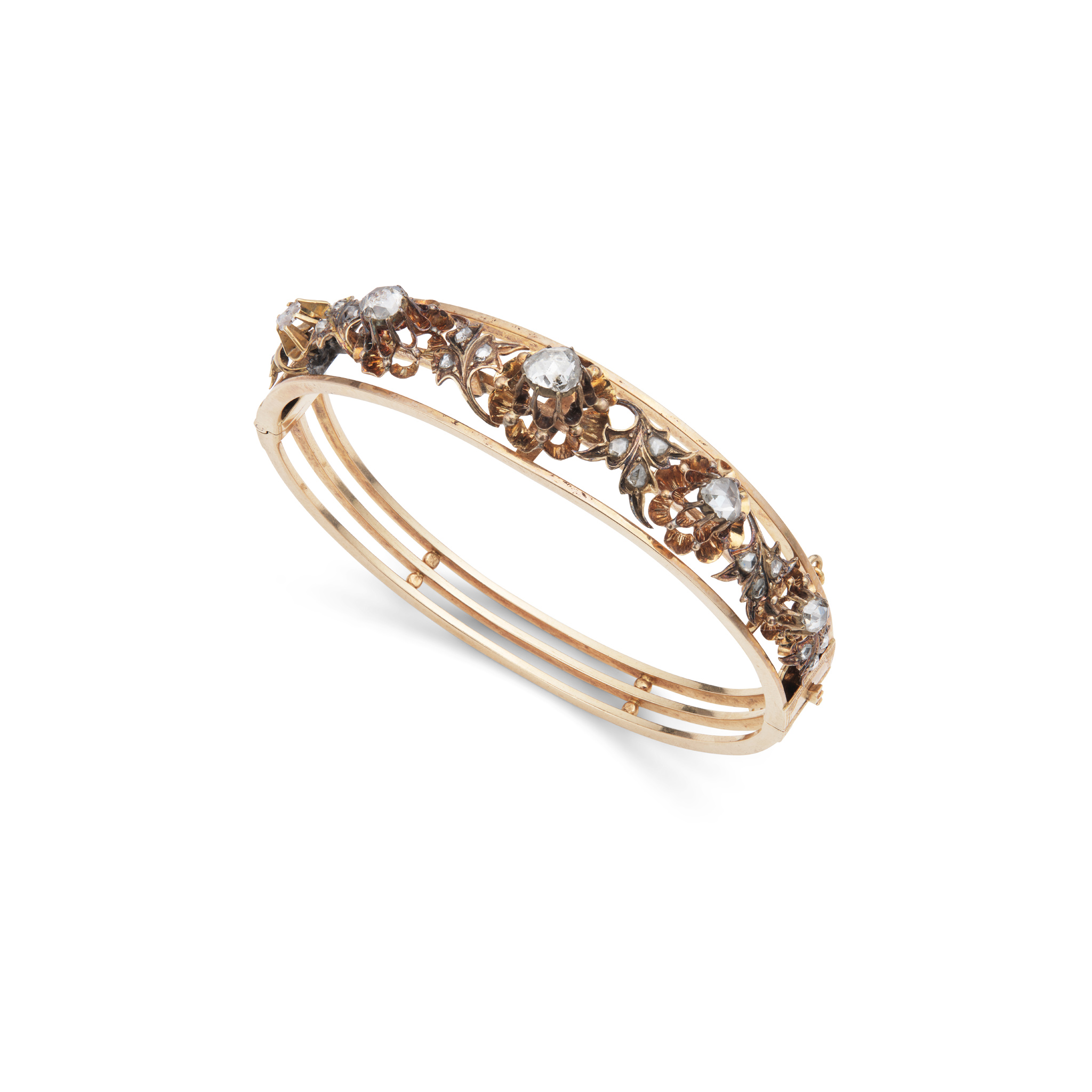 A diamond bangle