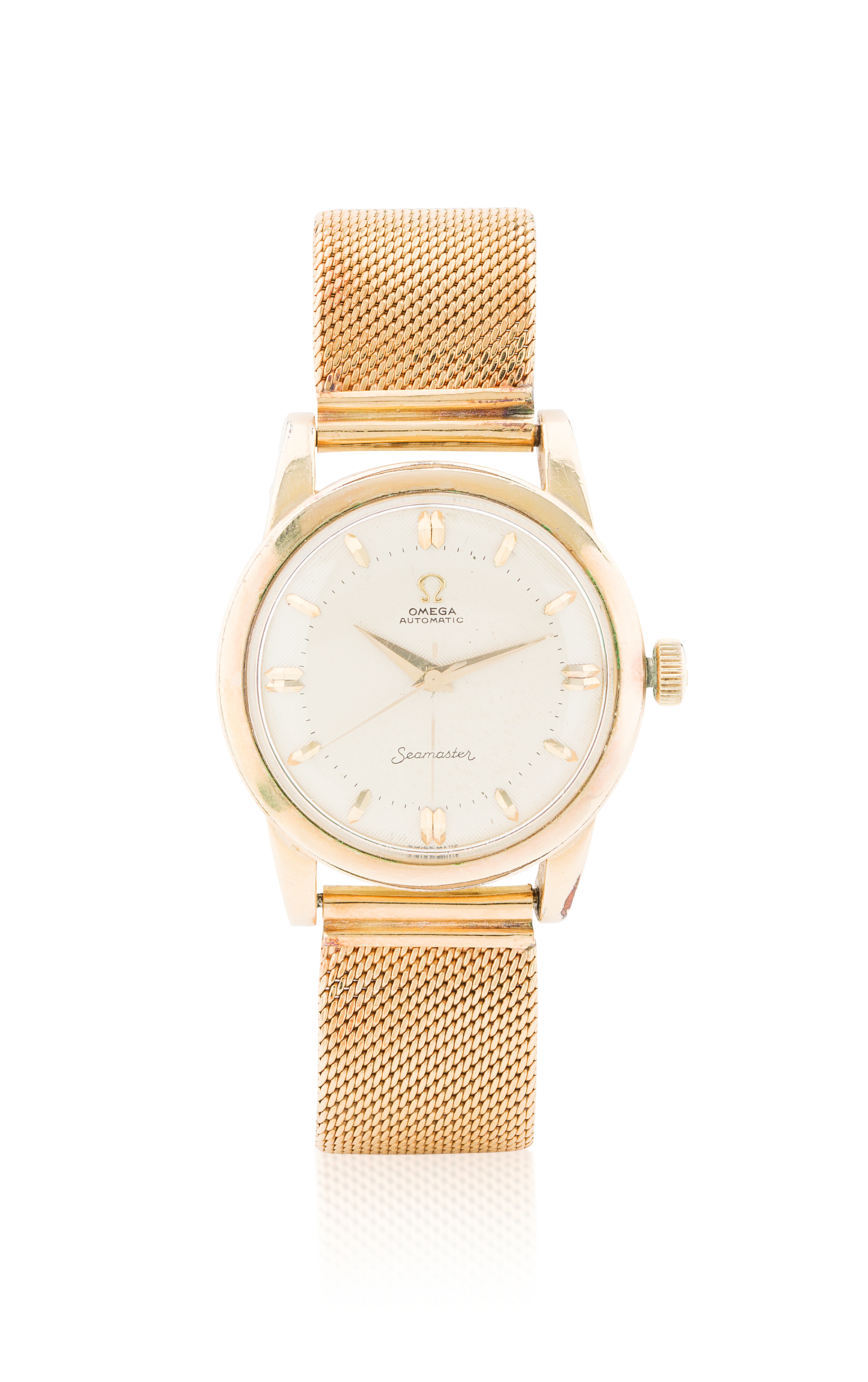 OMEGA - A yellow metal gentleman's wrist watch