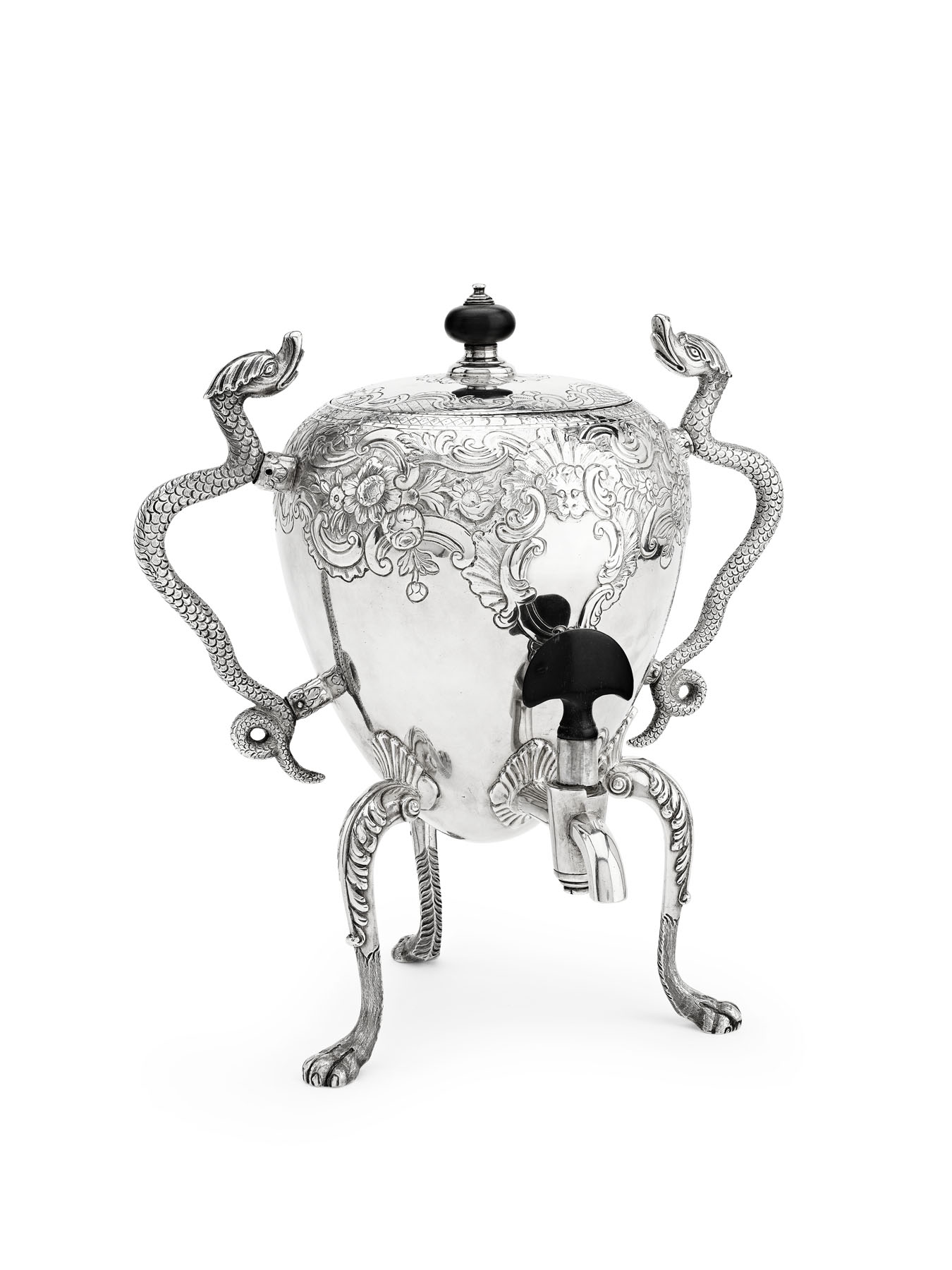 A rare Scottish George II coffee urn