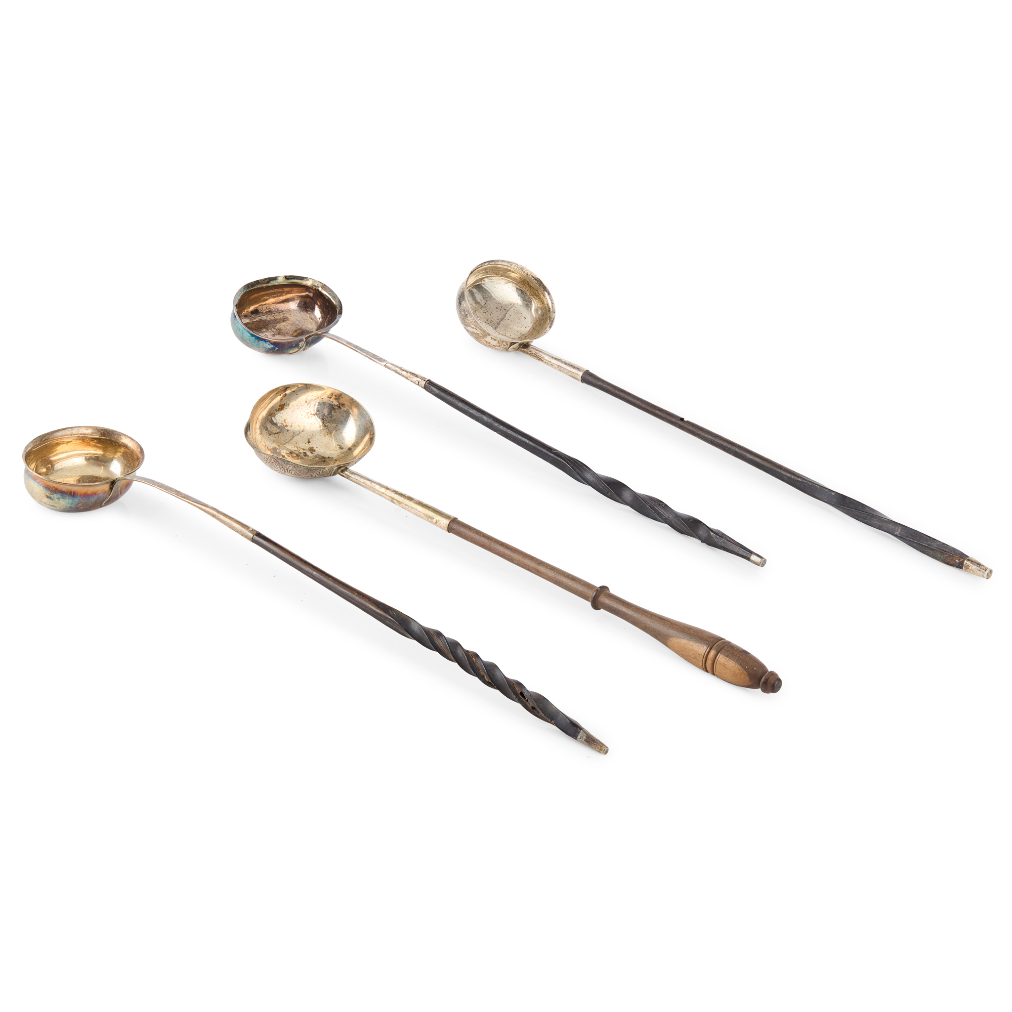 A COLLECTION OF PUNCH LADLES