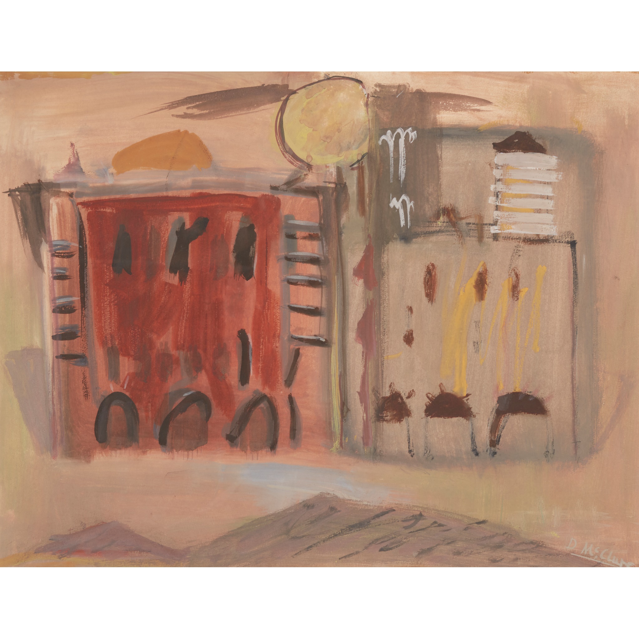 DAVID MCCLURE R.S.A., R.S.W., R.G.I. (SCOTTISH 1926-1998)