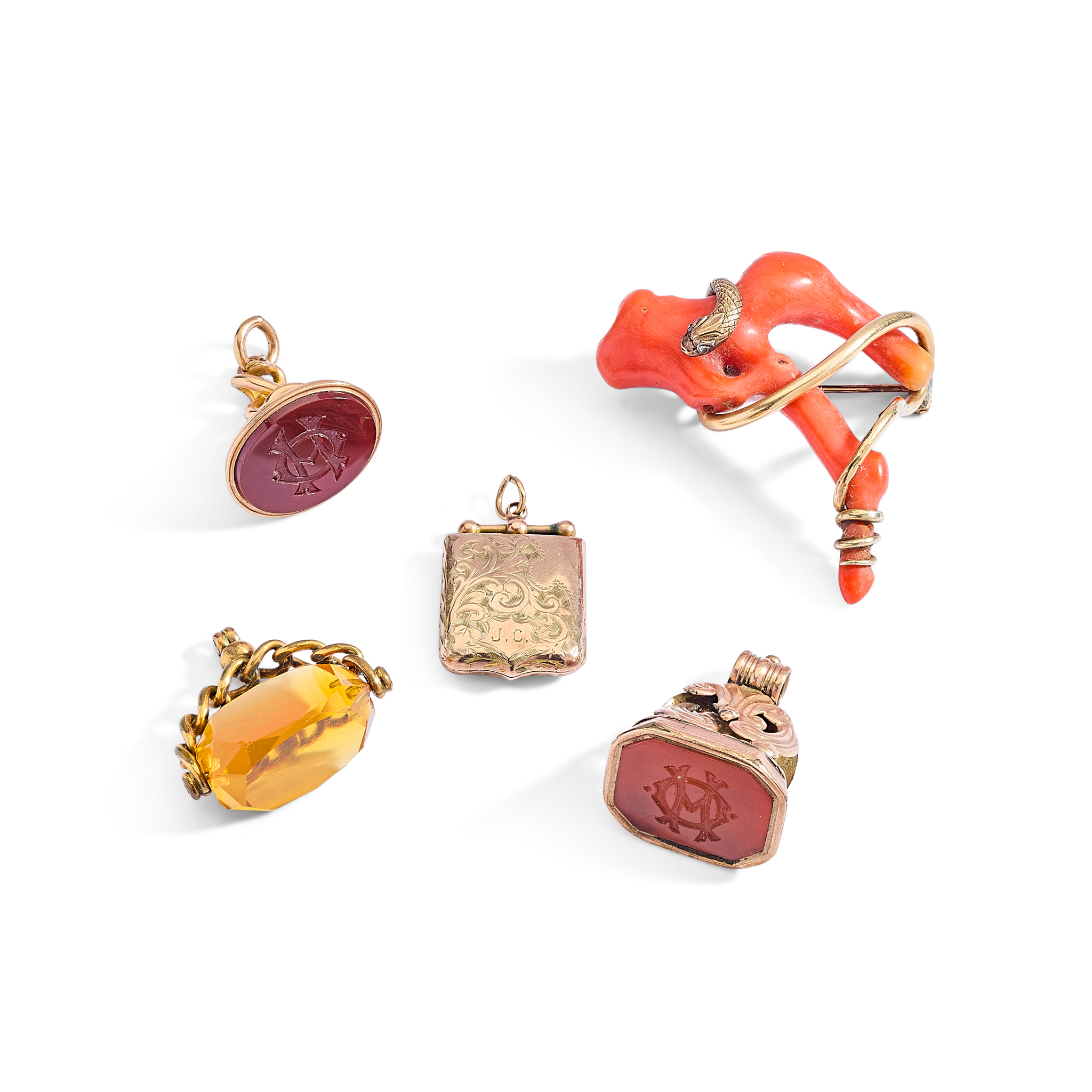 A collection of antique jewellery