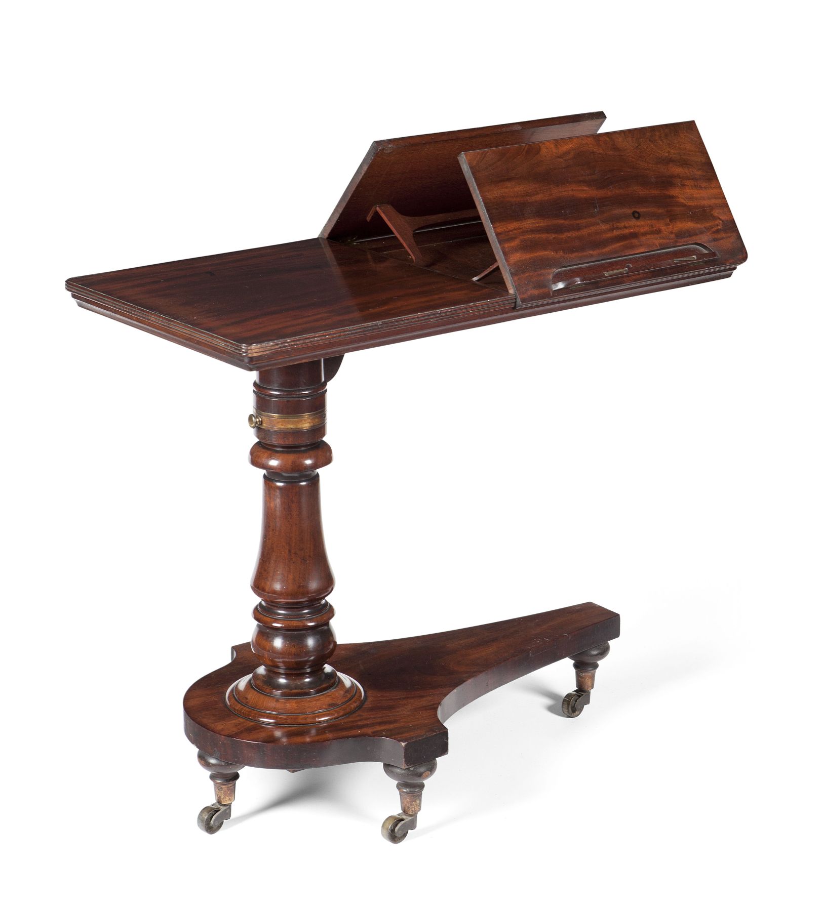 REGENCY MAHOGANY DOUBLE READING STAND