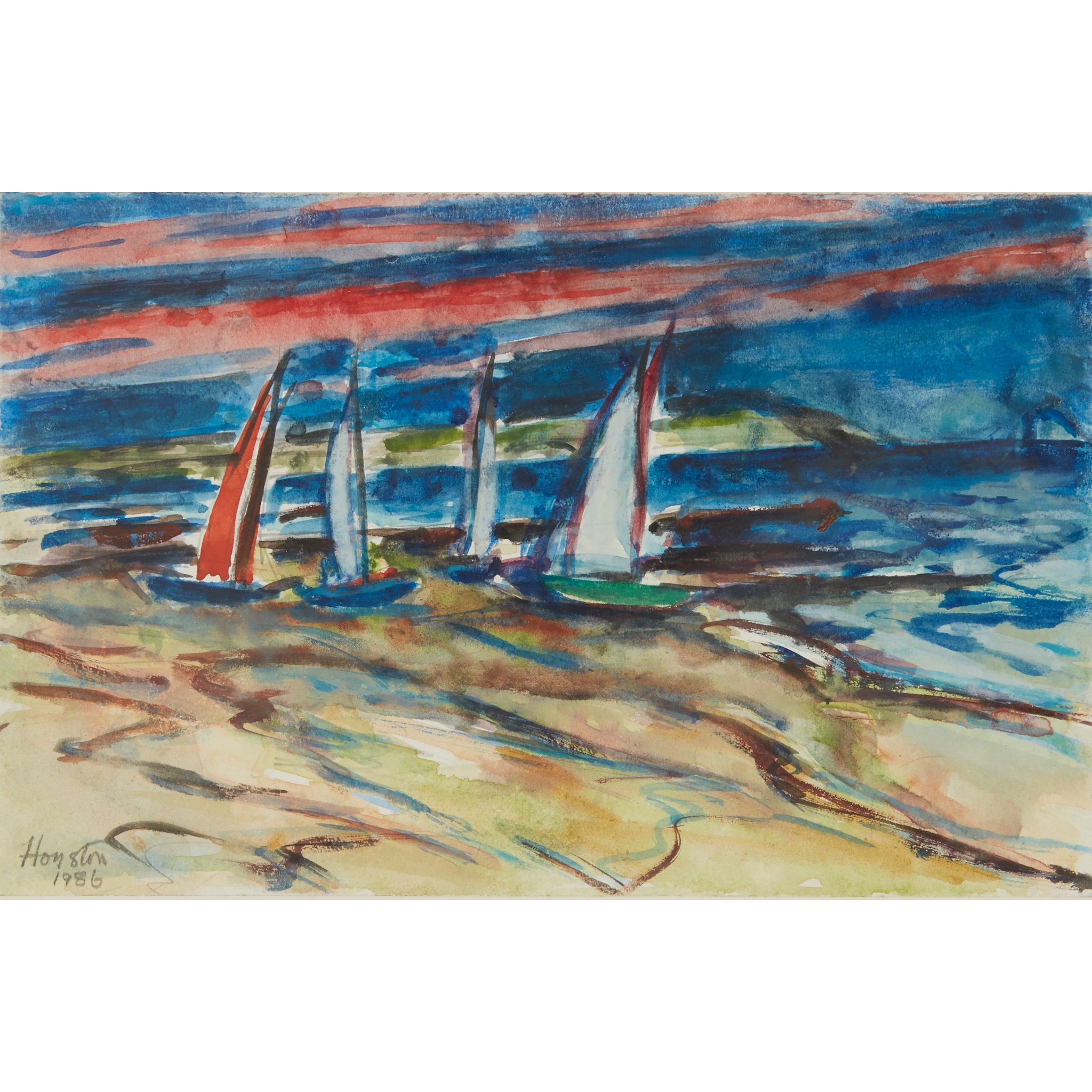JOHN HOUSTON R.S.A., R.S.W., S.S.A. (SCOTTISH 1930-2008)