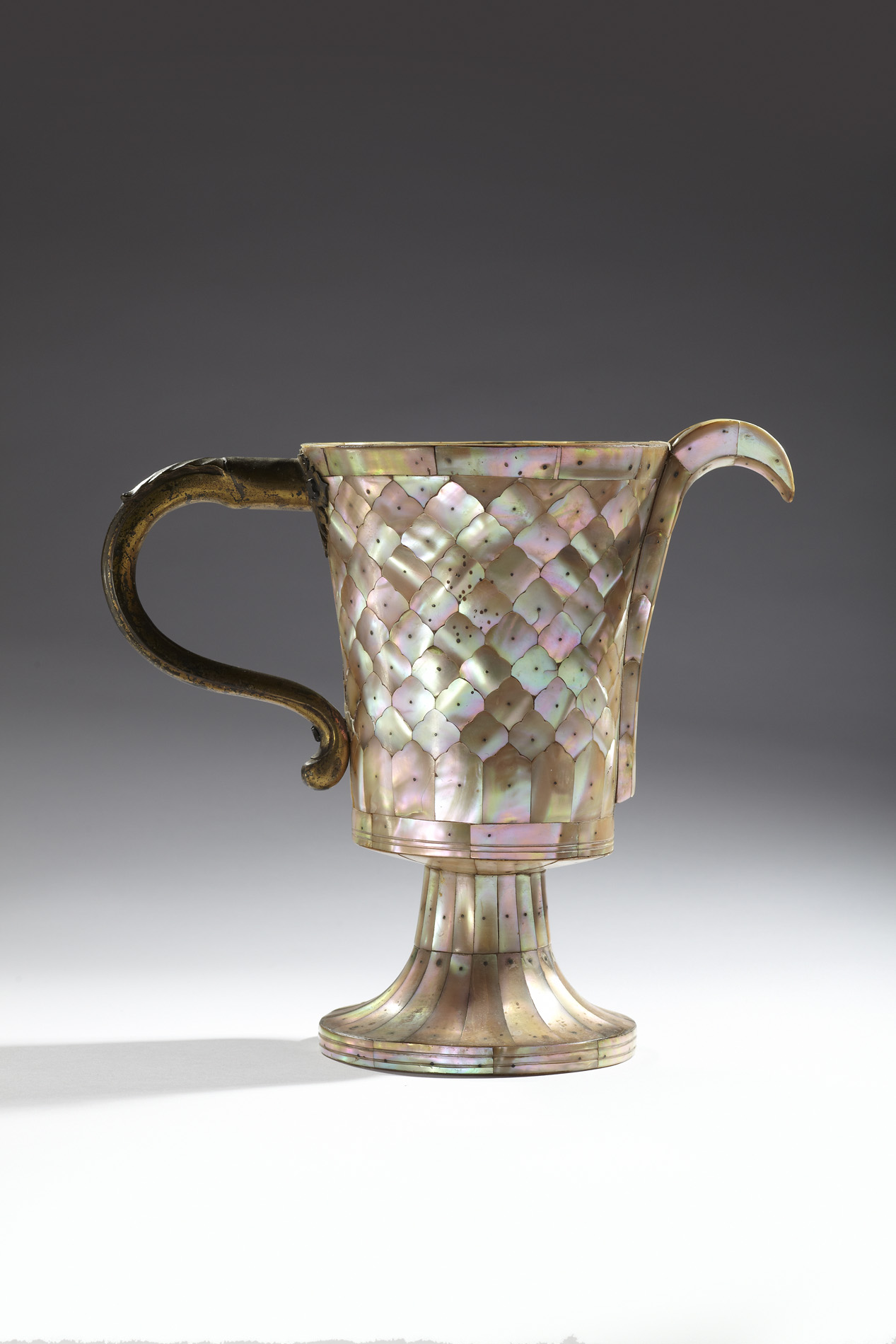 MUGHAL, GUJARAT, MOTHER-OF-PEARL EWER