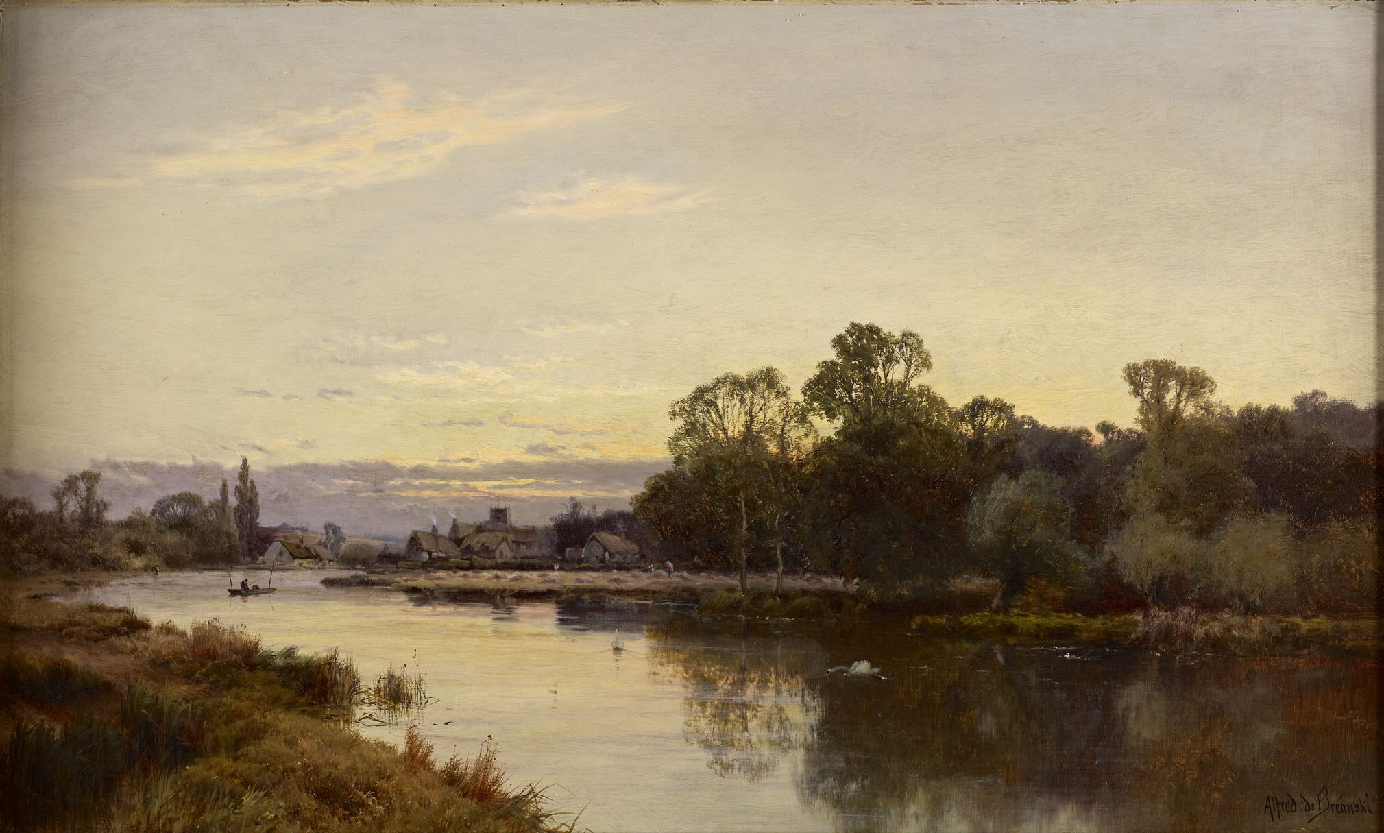 ALFRED DE BREANSKI SNR. (BRITISH 1852-1928)