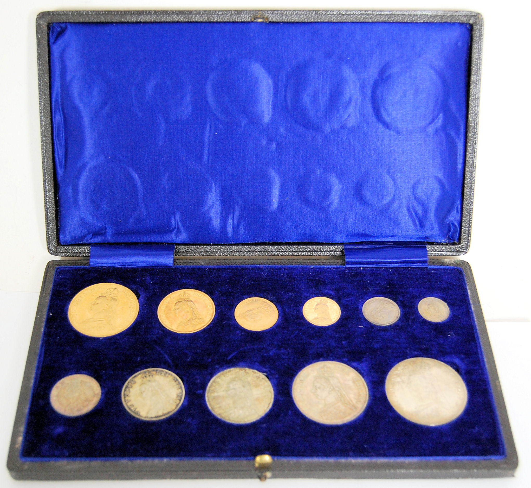 A Victorian 1887 Jubilee cased coin set