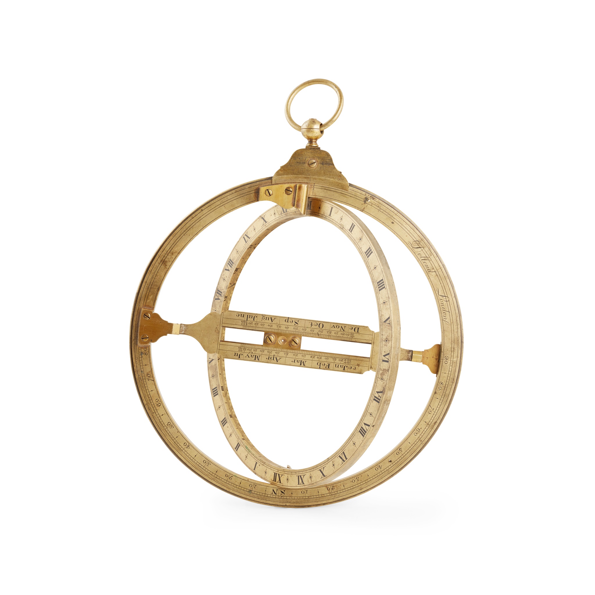 UNIVERSAL EQUINOCTIAL RING DIAL, DOLLOND, LONDON