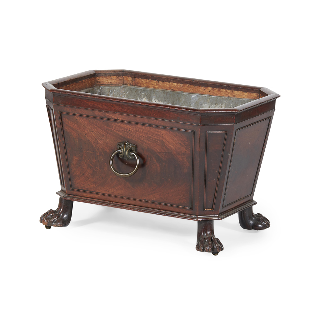 REGENCY MAHOGANY CELLARETTE