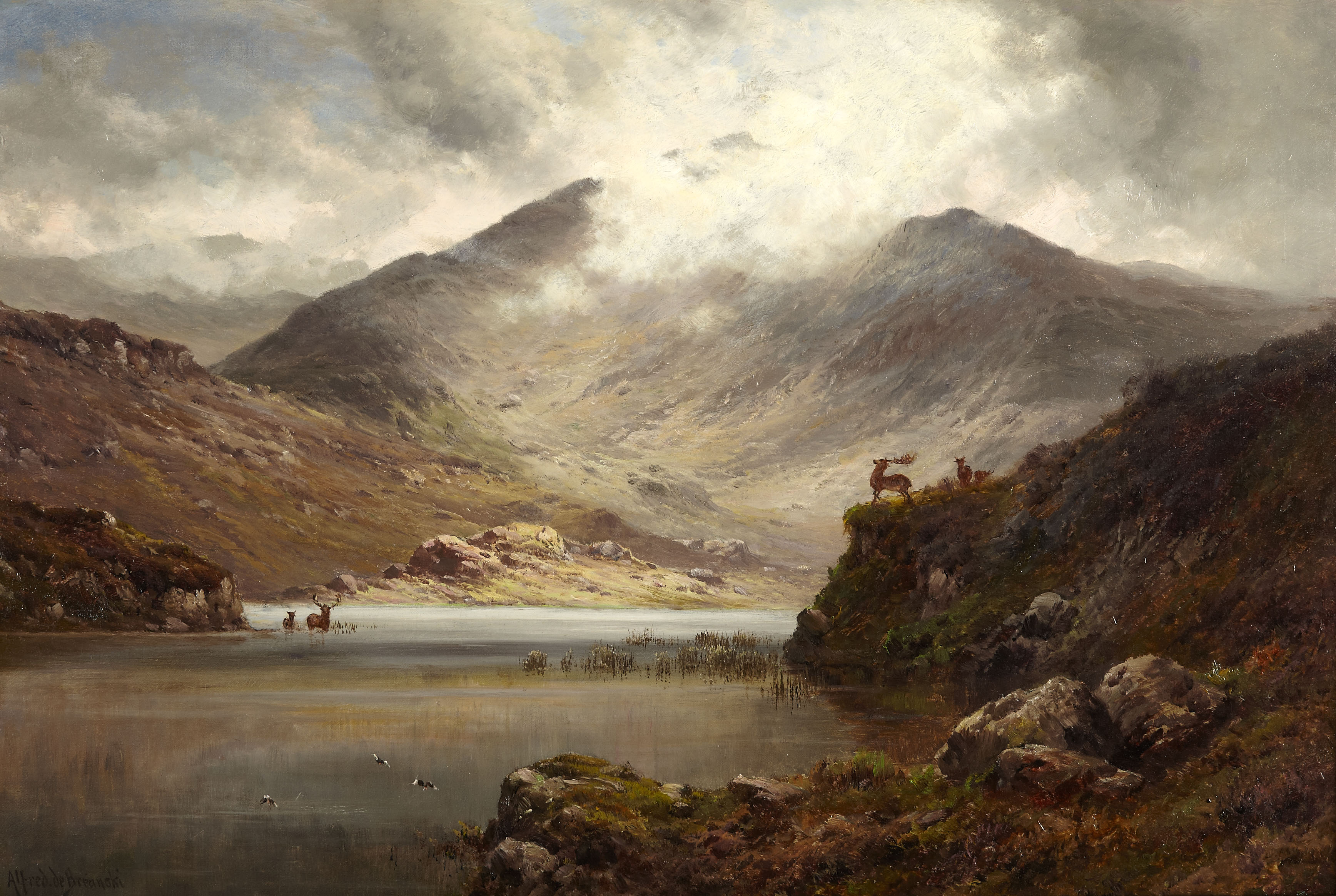 ALFRED DE BREANSKI SNR. (BRITISH 1852-1928)