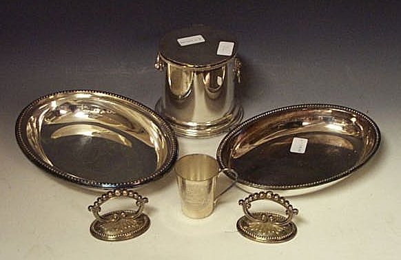 A large quantity of silver and plated wares,