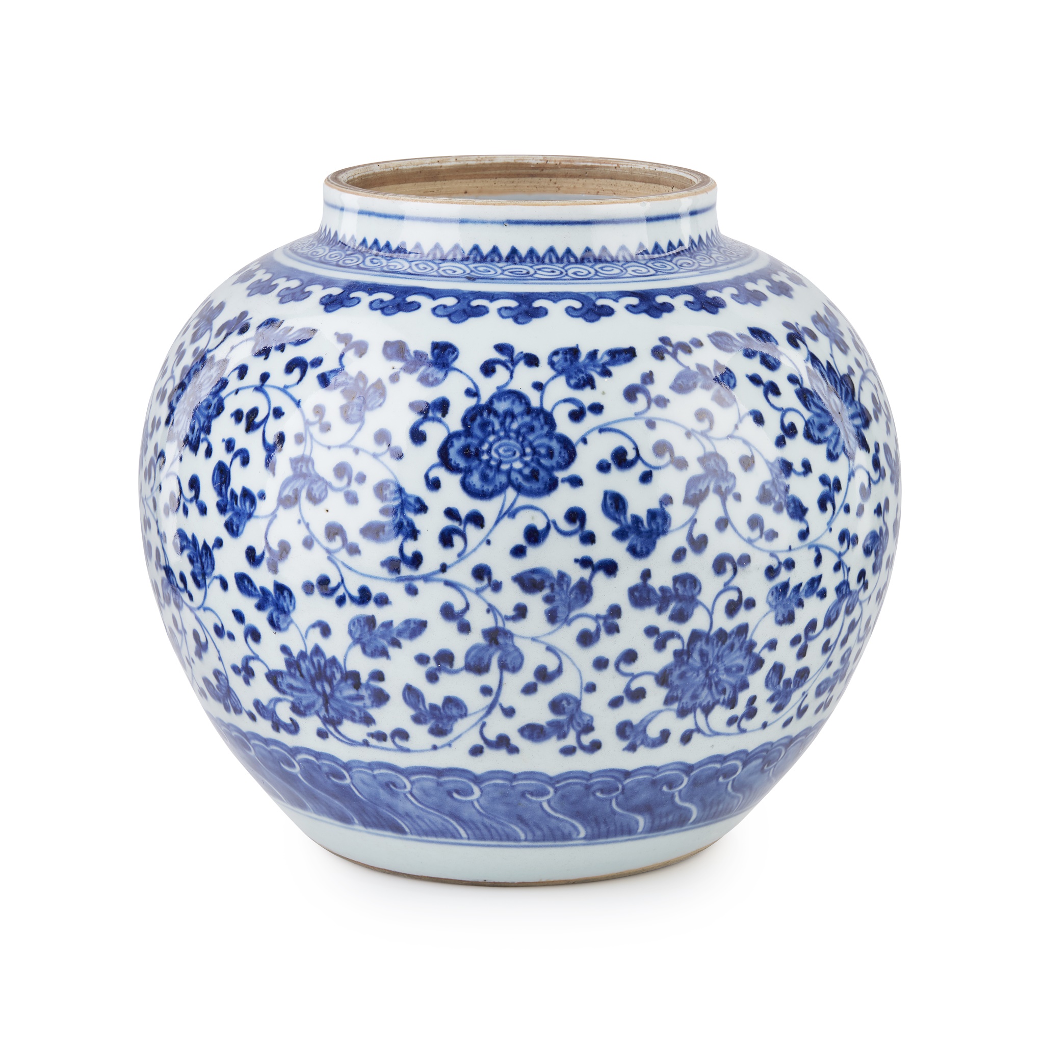 BLUE AND WHITE JAR