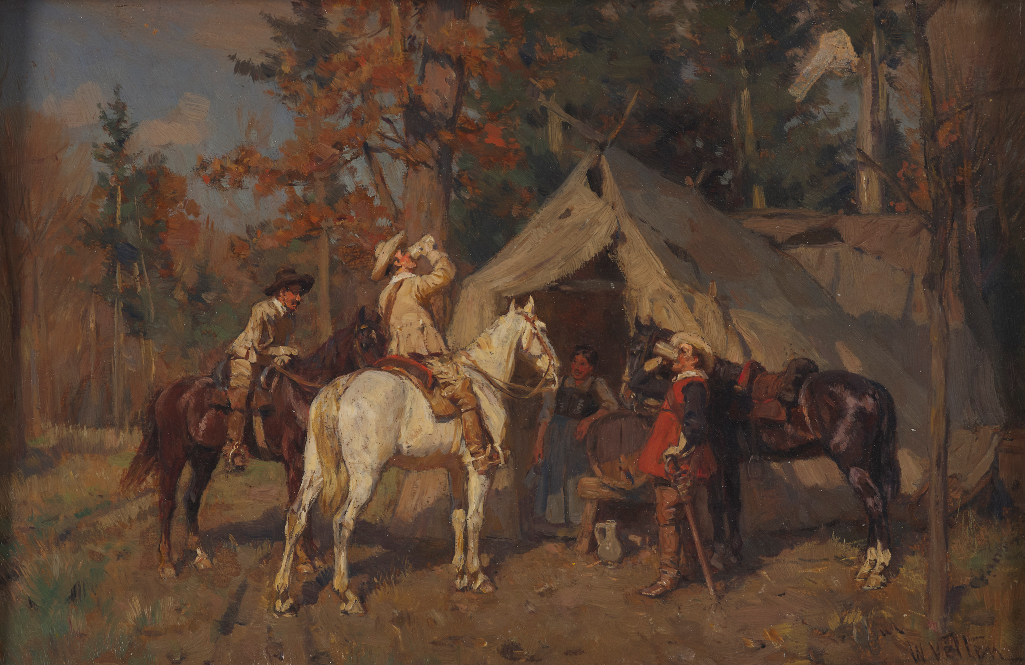 WILHELM VELTEN (RUSSIAN 1847-1929)