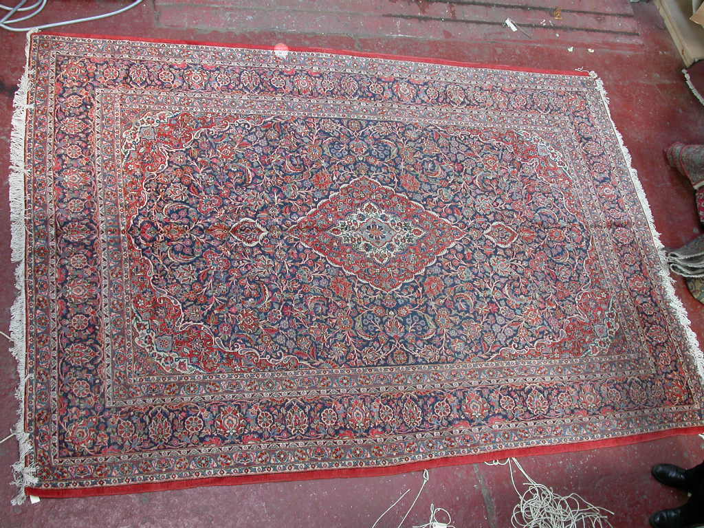 A Kashan carpet,