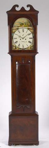 James Alves, Coatbridge An early 19th century mahogany 8-day longcase clock,