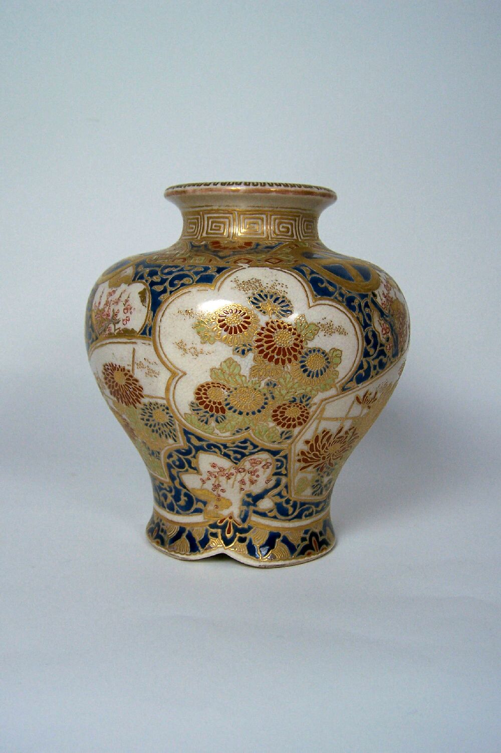A 19th century satsuma vase