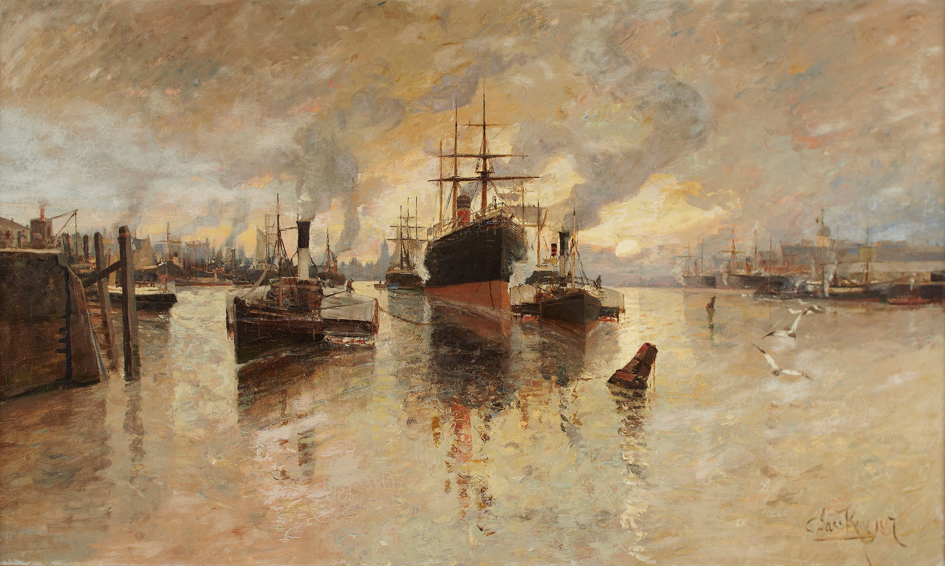 JAMES KAY R.S.A., R.S.W. (SCOTTISH 1858-1942)