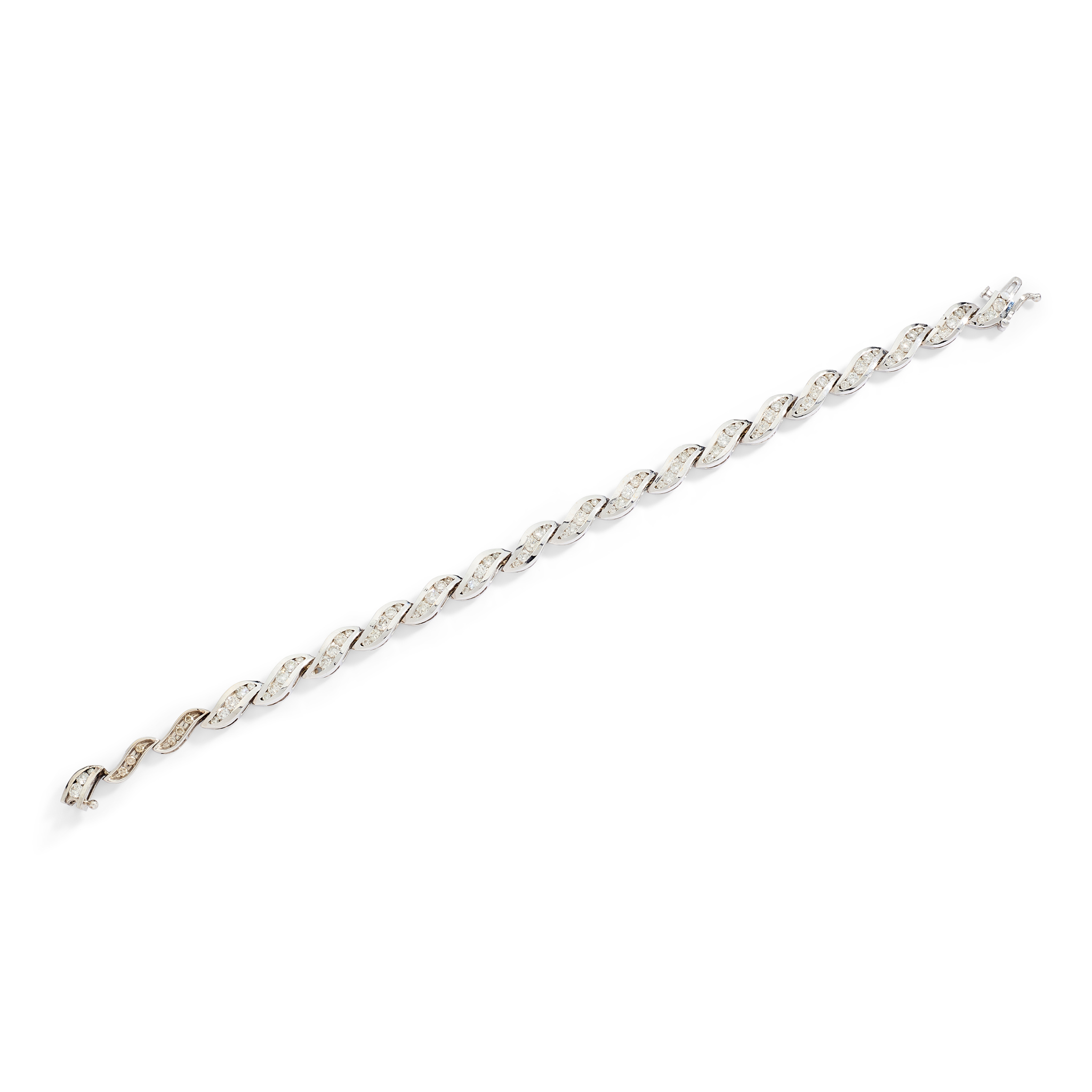A diamond bracelet