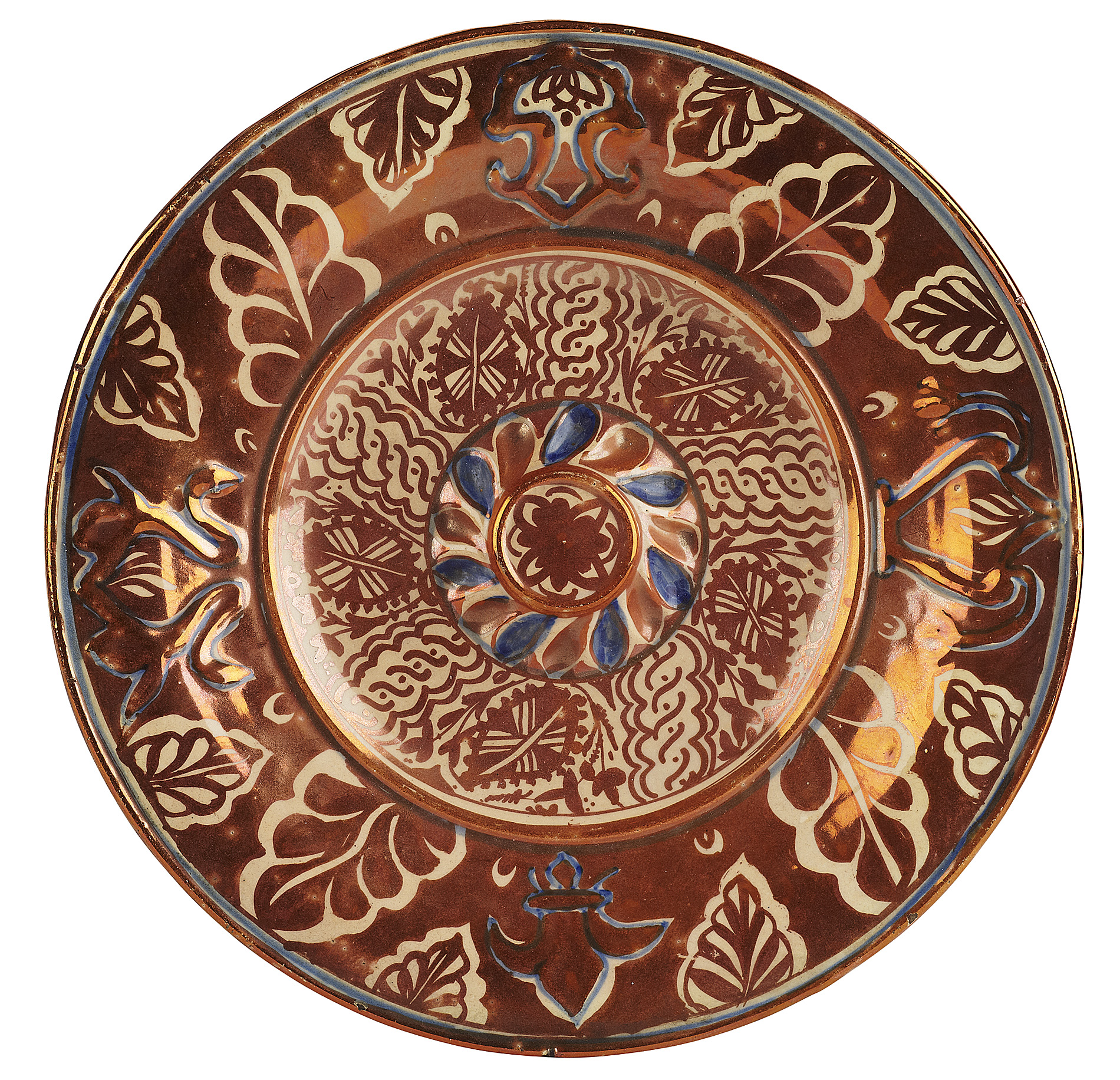 HISPANO-MORESQUE LUSTRE DISH