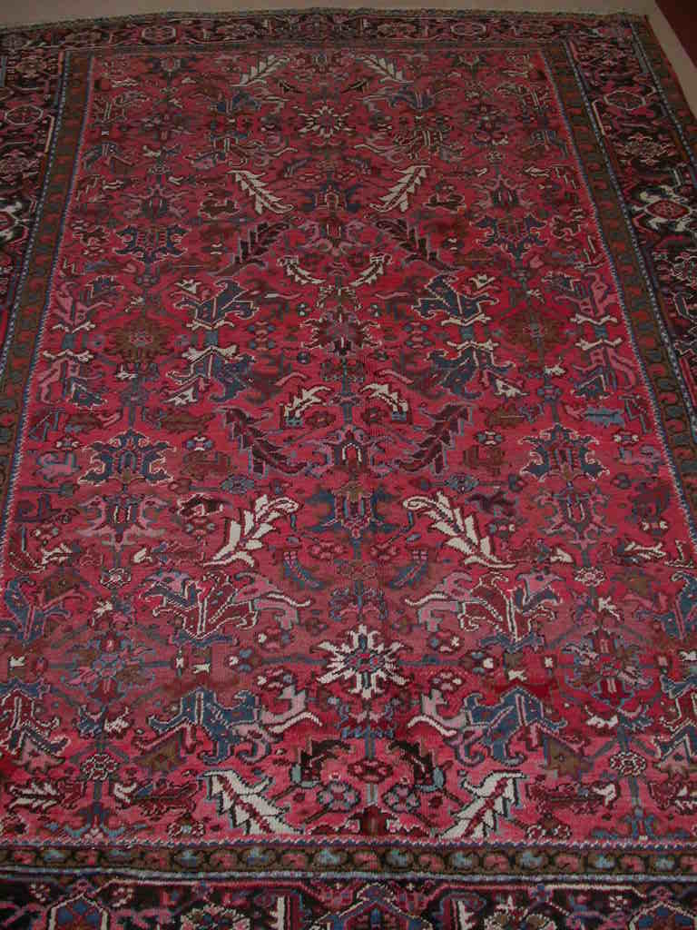 A Heriz carpet,